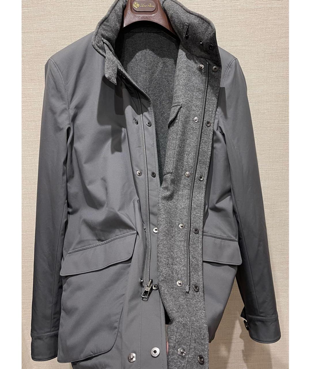 LORO PIANA Антрацитовая кашемировая куртка, фото 4