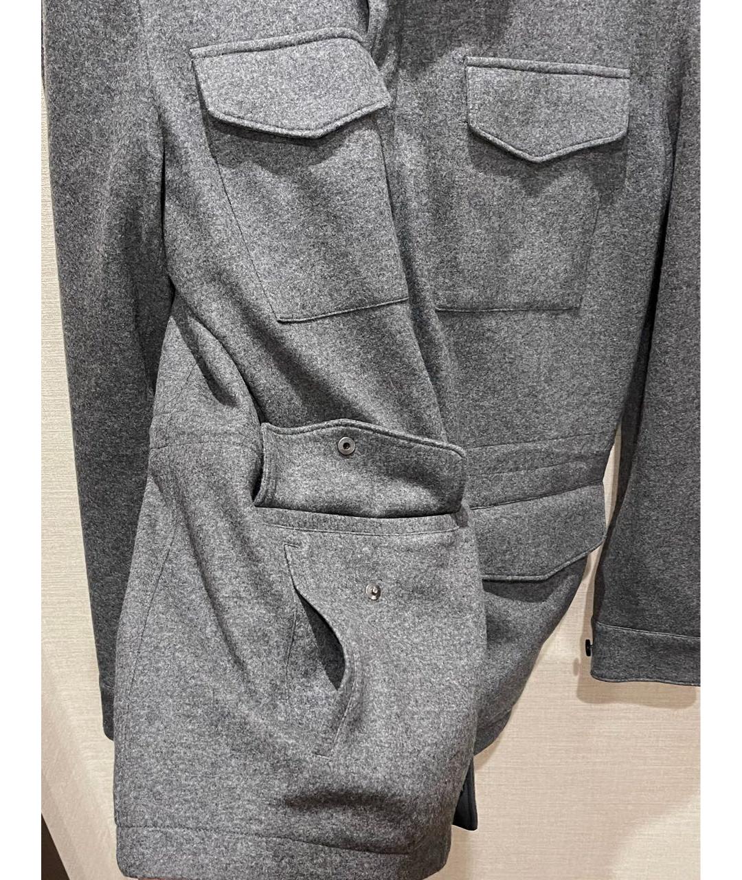 LORO PIANA Антрацитовая кашемировая куртка, фото 5