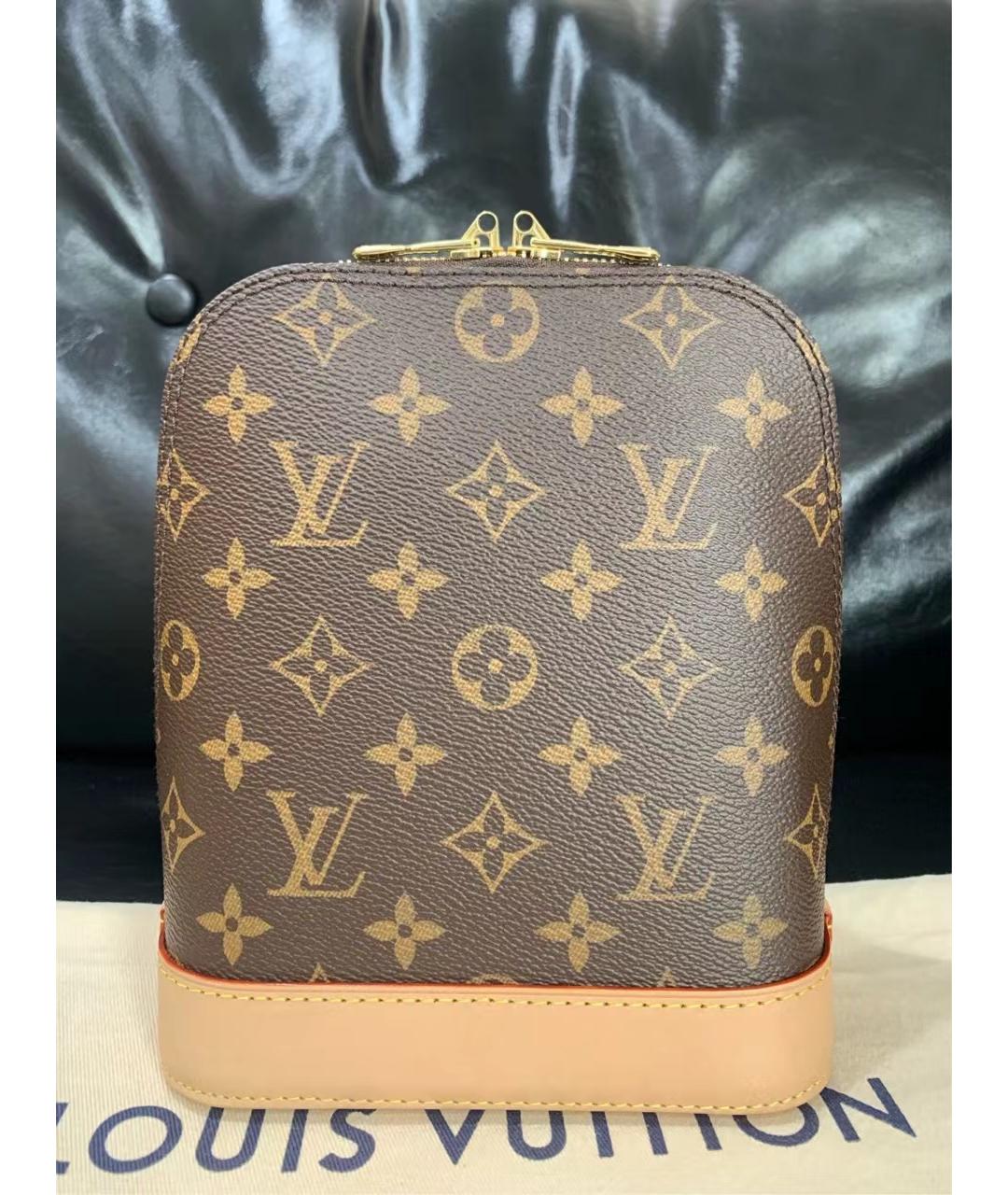 LOUIS VUITTON Коричневый рюкзак, фото 2
