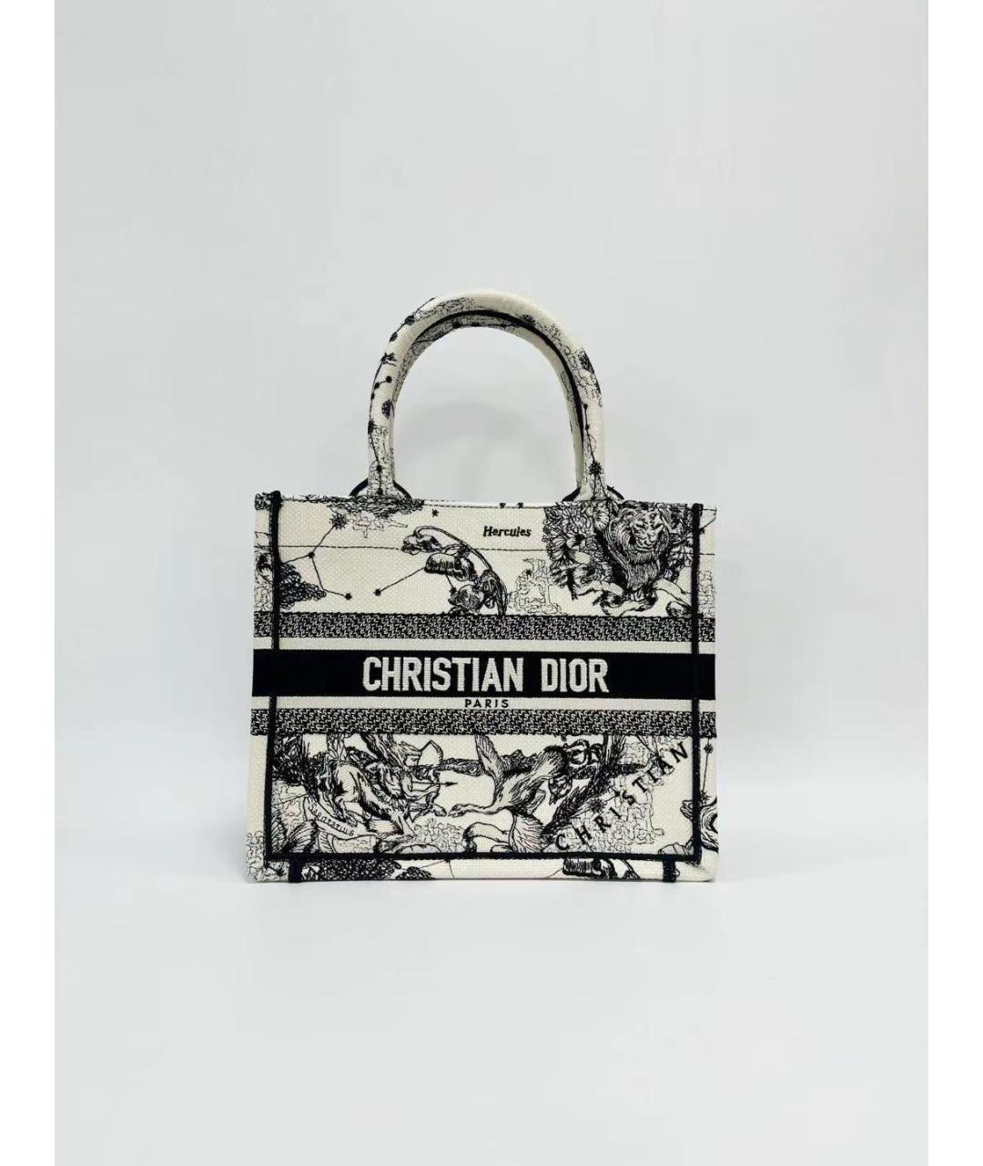 CHRISTIAN DIOR Жаккардовая сумка тоут, фото 2