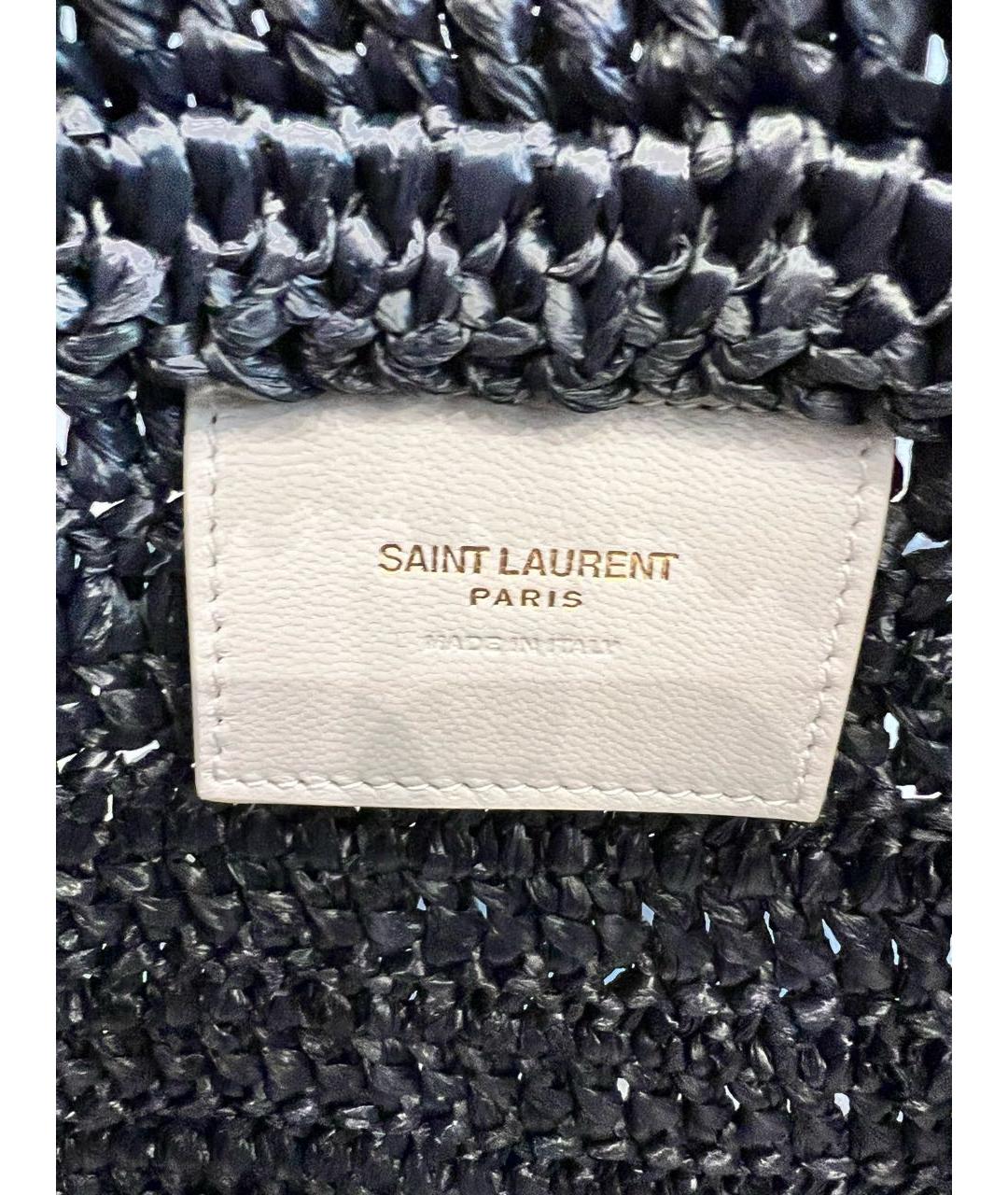 SAINT LAURENT Черная сумка тоут, фото 7