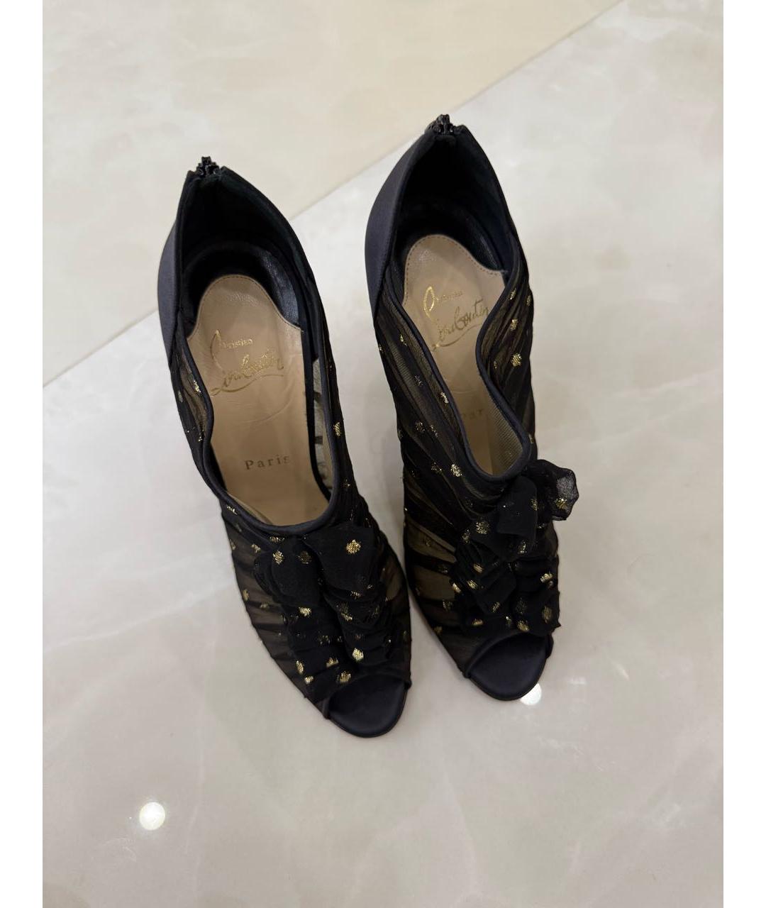 CHRISTIAN LOUBOUTIN Черные босоножки, фото 2