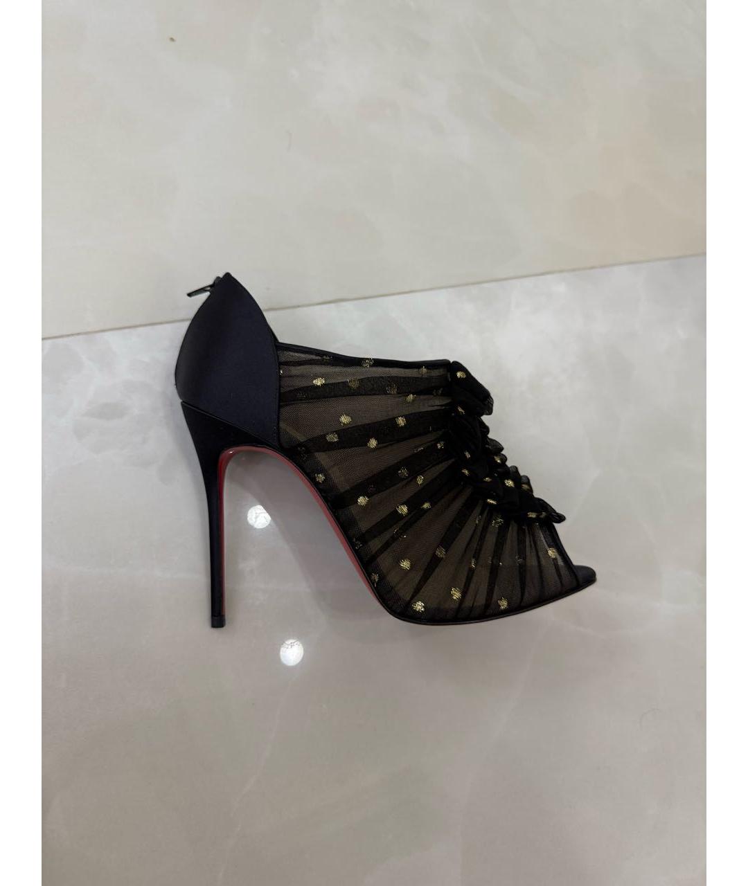 CHRISTIAN LOUBOUTIN Черные босоножки, фото 7