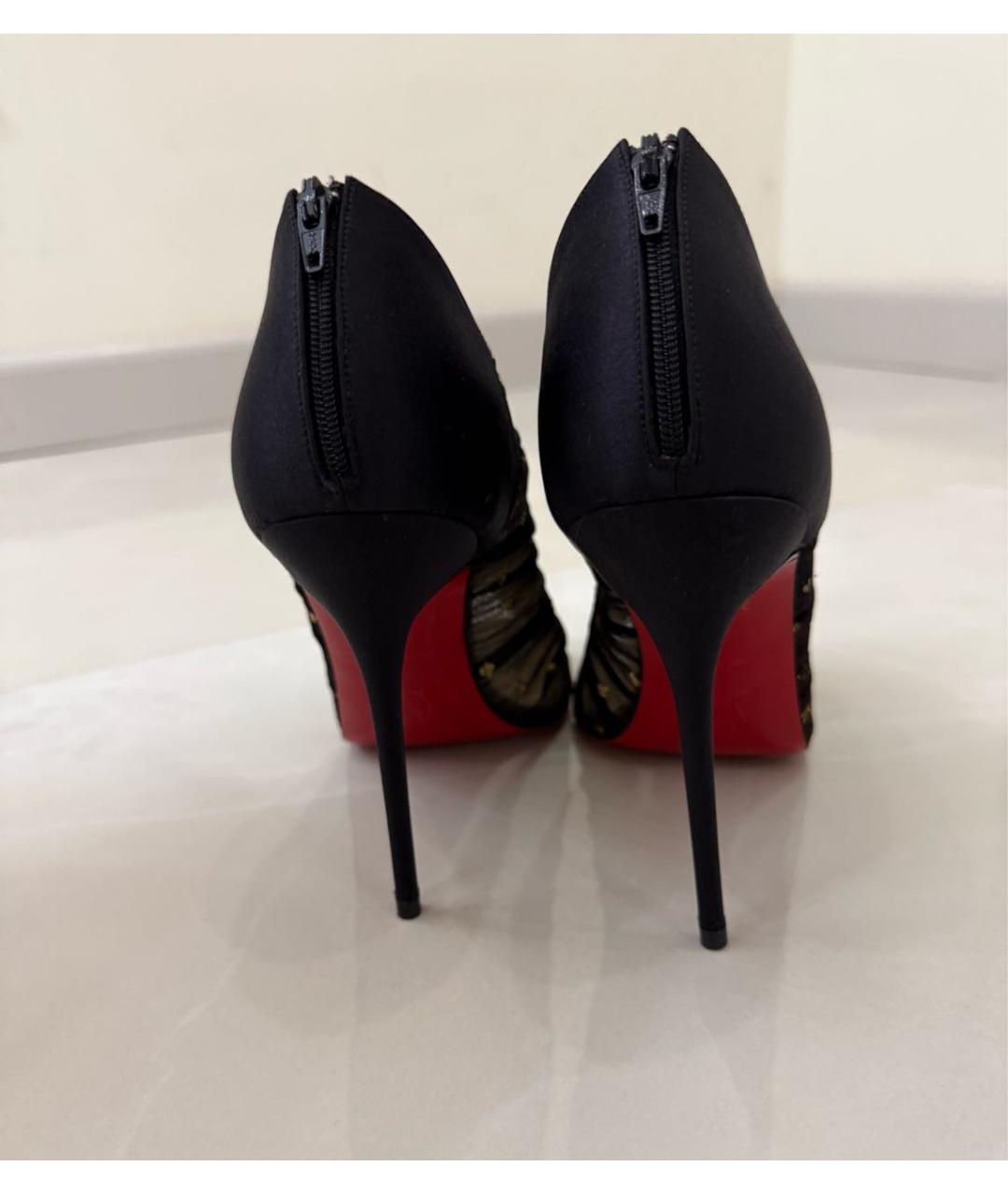 CHRISTIAN LOUBOUTIN Черные босоножки, фото 4