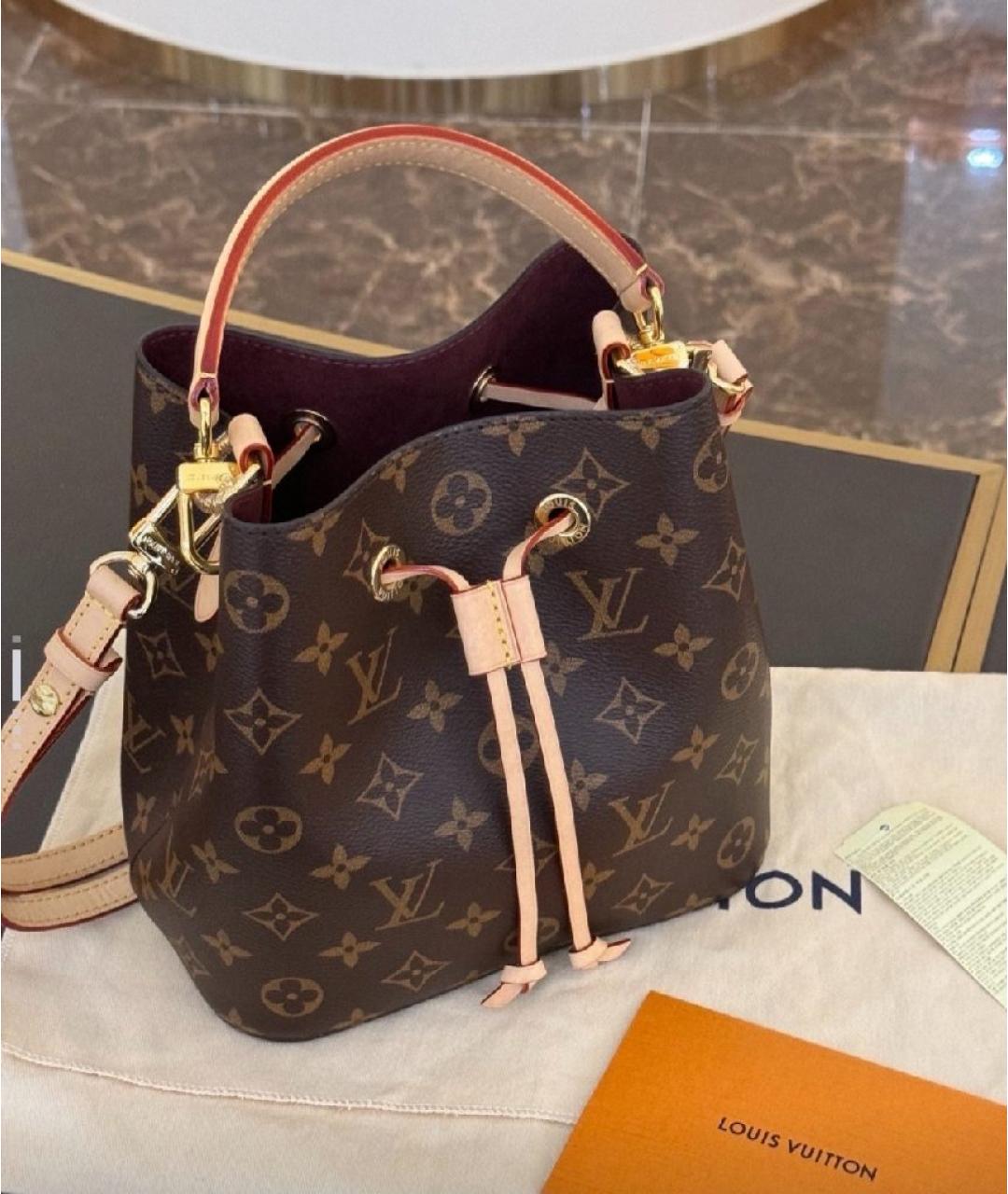 LOUIS VUITTON Коричневая сумка тоут, фото 4