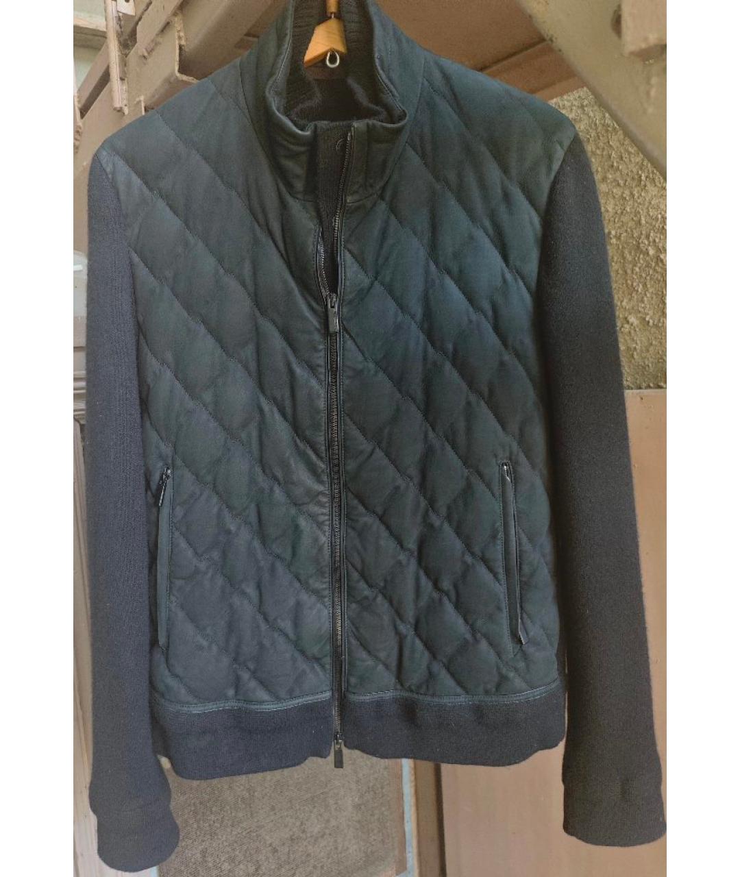 ERMENEGILDO ZEGNA Черная кашемировая куртка, фото 2