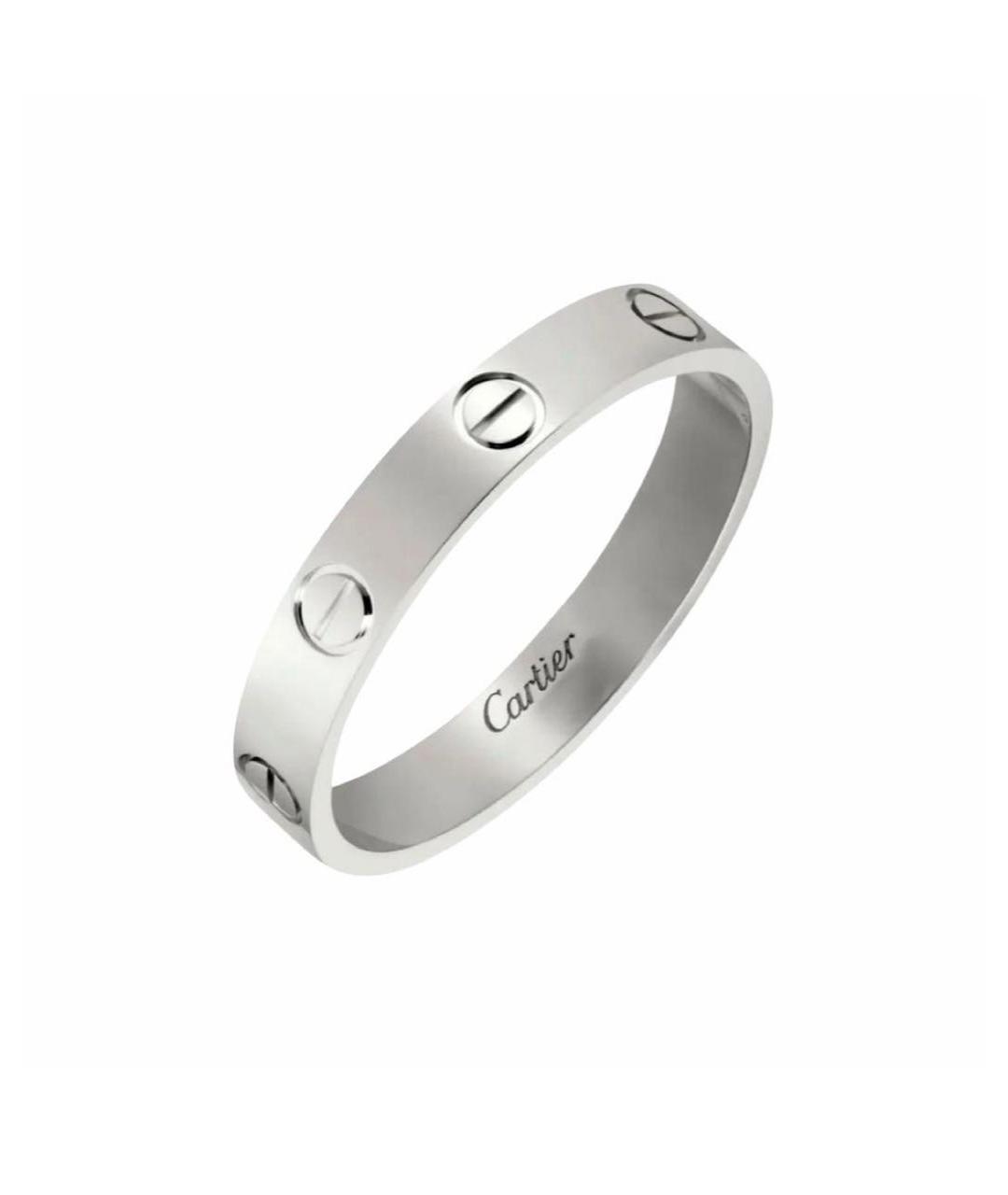 CARTIER Черное кольцо из белого золота, фото 1