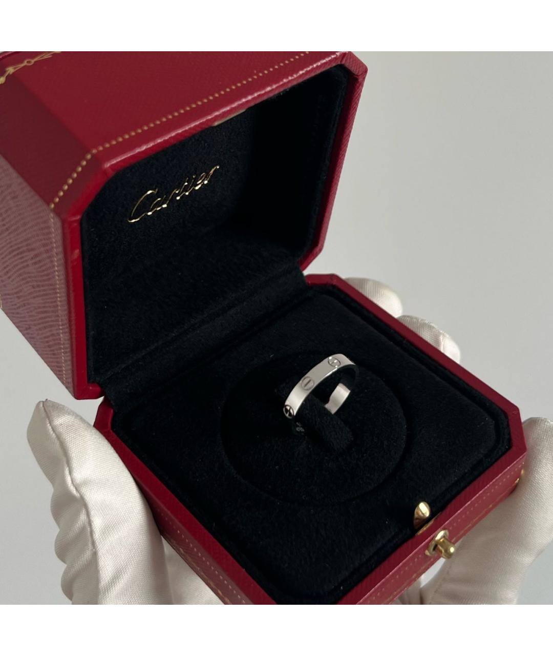 CARTIER Черное кольцо из белого золота, фото 5