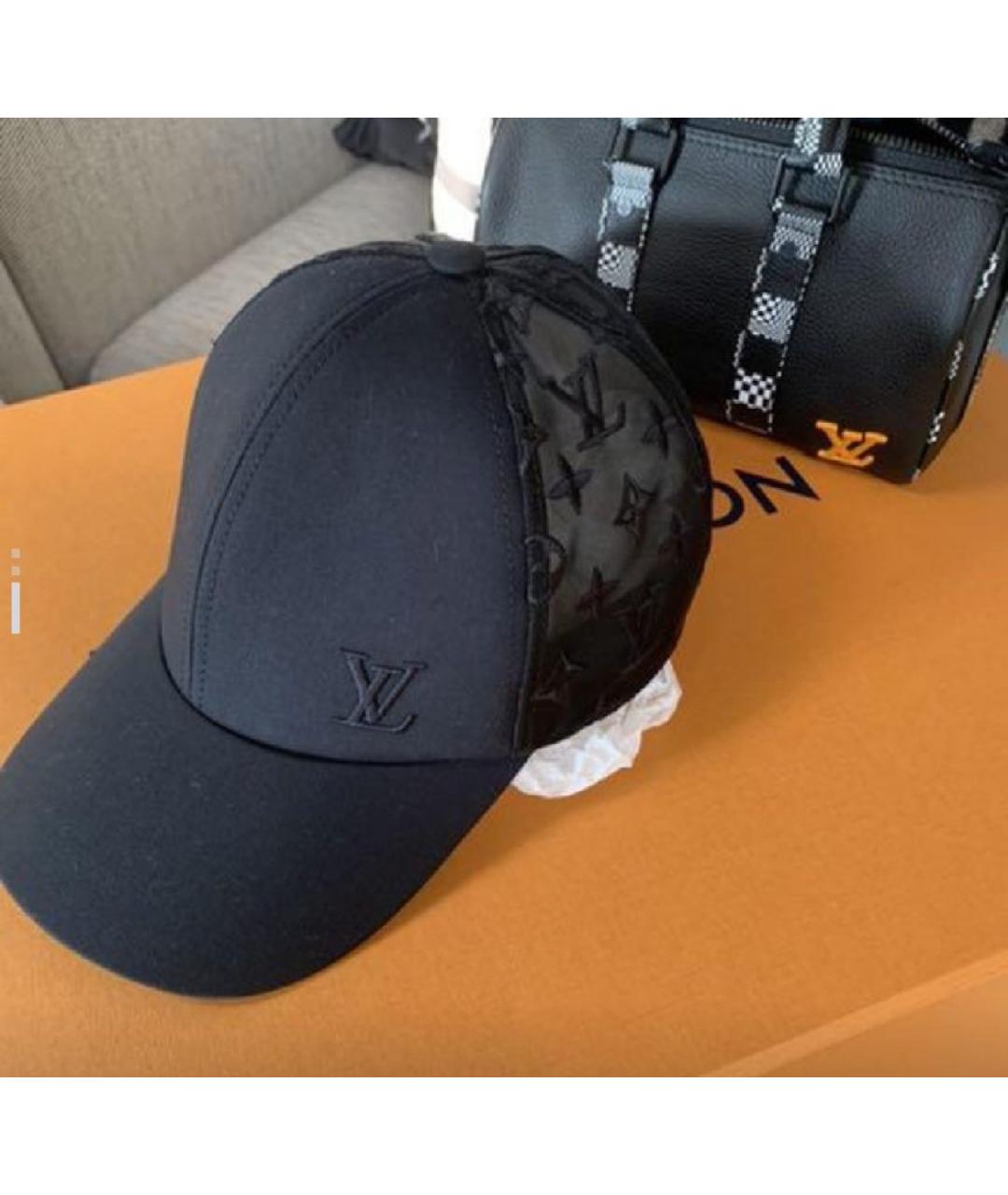 LOUIS VUITTON Черная кепка/бейсболка, фото 3