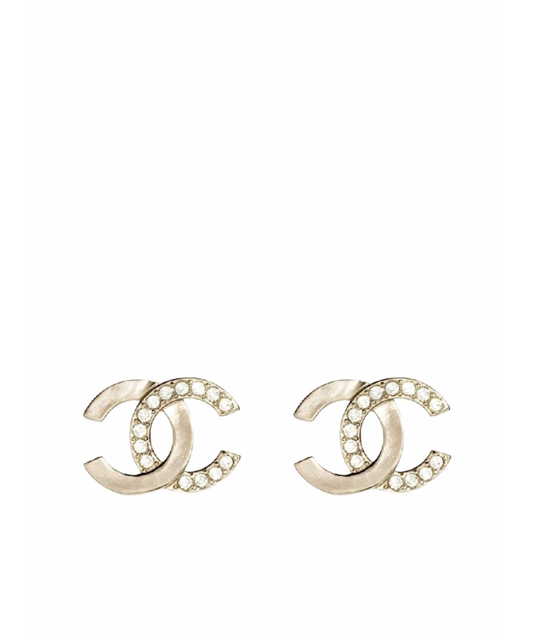 CHANEL Золотые серьги, фото 1