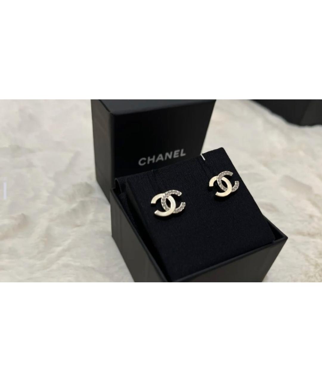 CHANEL Золотые серьги, фото 3