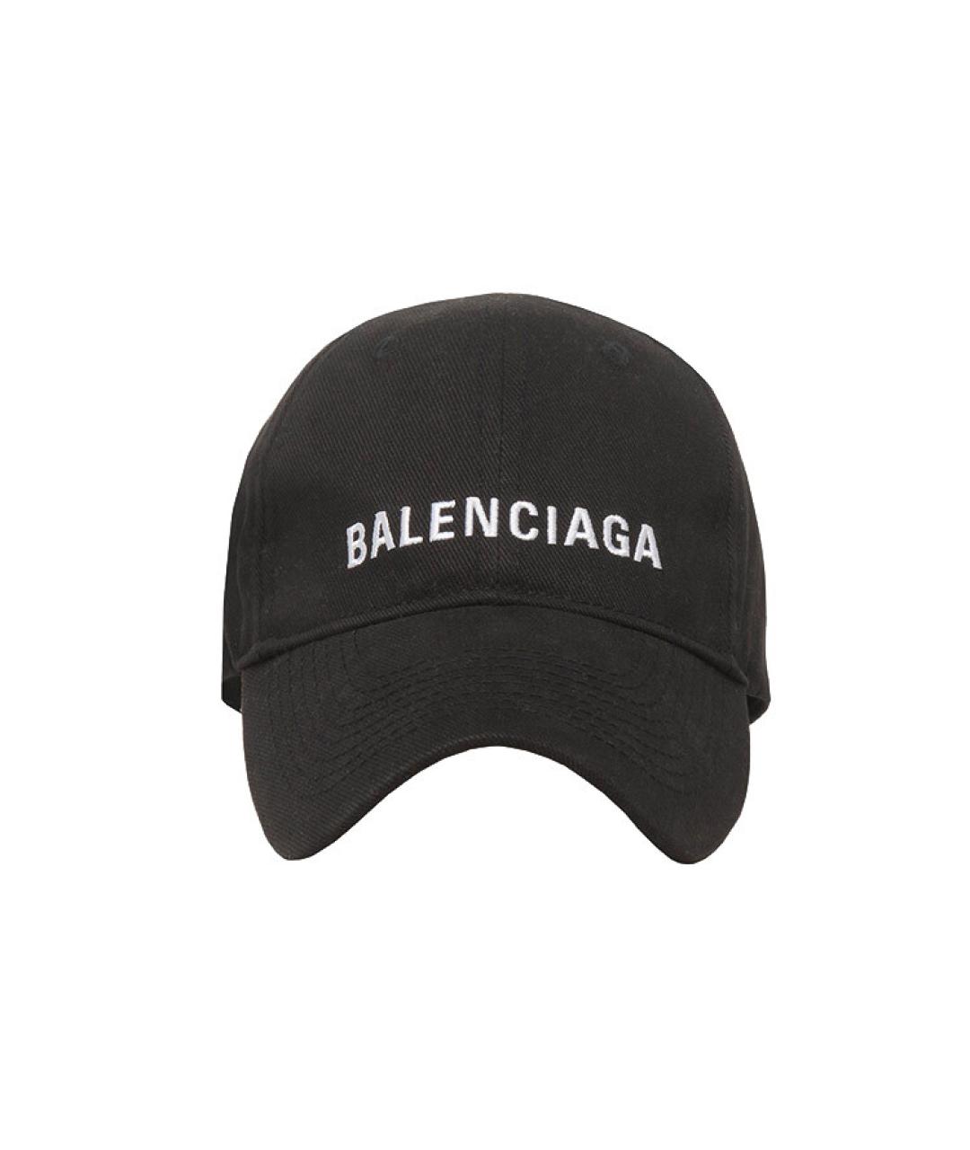 BALENCIAGA Черная кепка/бейсболка, фото 1