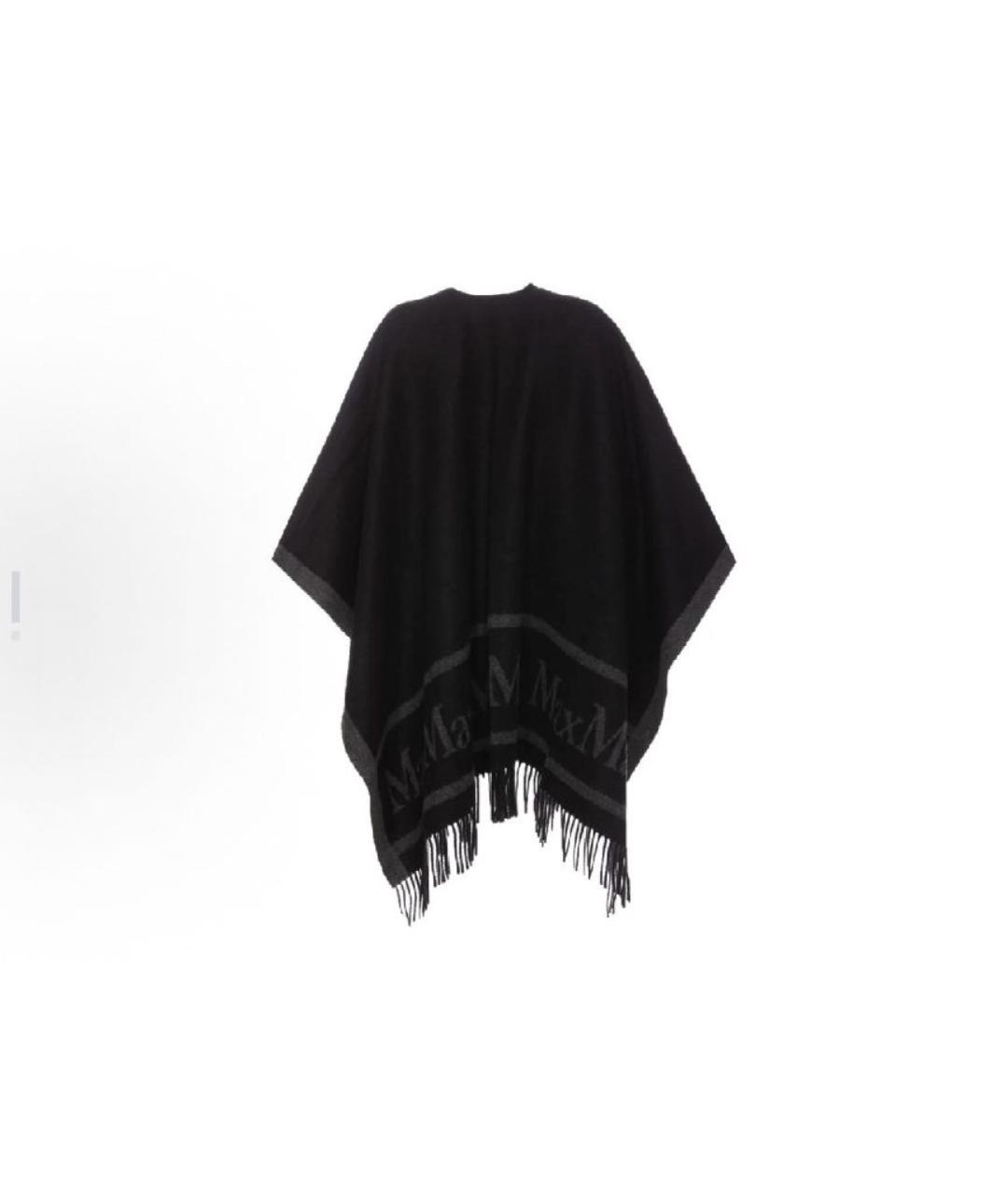 MAX MARA Черный платок, фото 2