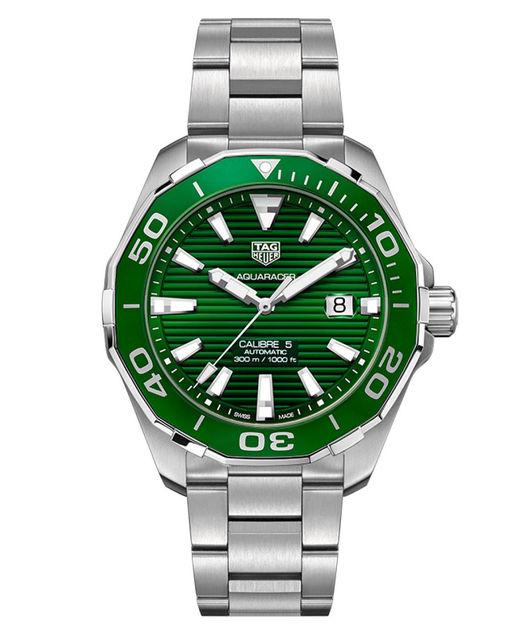 TAG HEUER Зеленые часы, фото 1