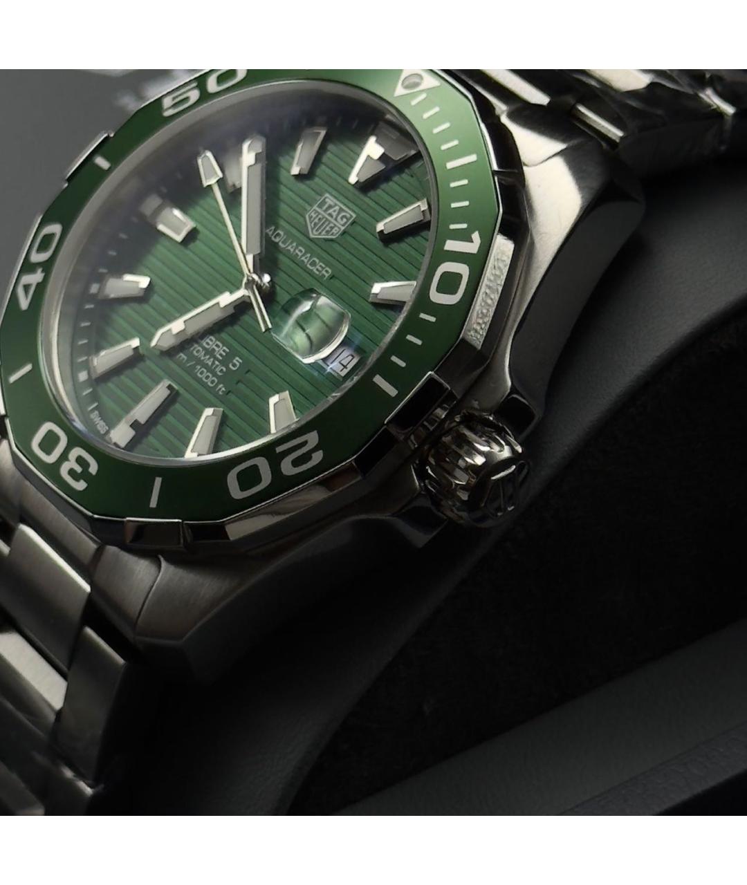 TAG HEUER Зеленые часы, фото 3