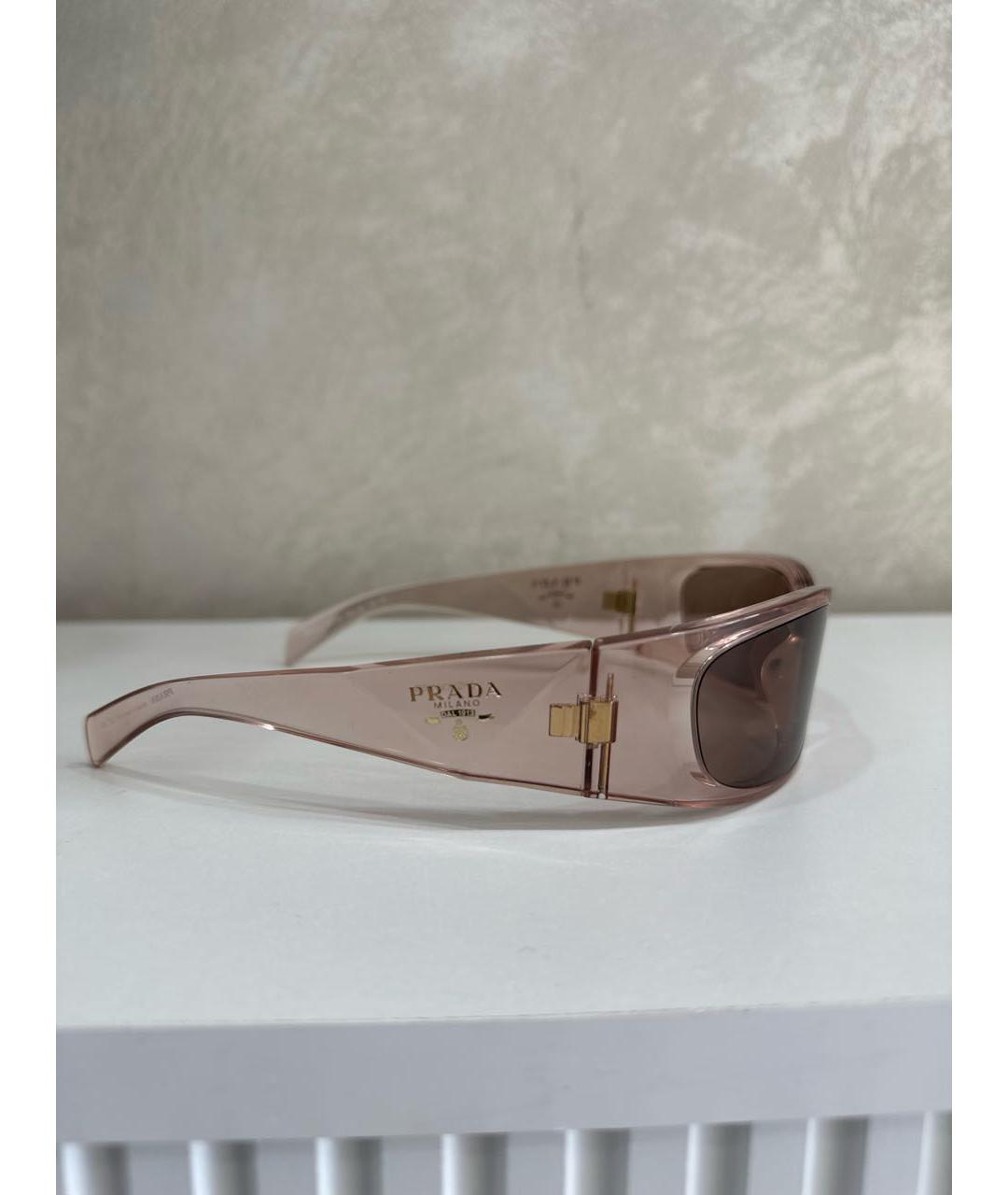 PRADA Розовые солнцезащитные очки, фото 2