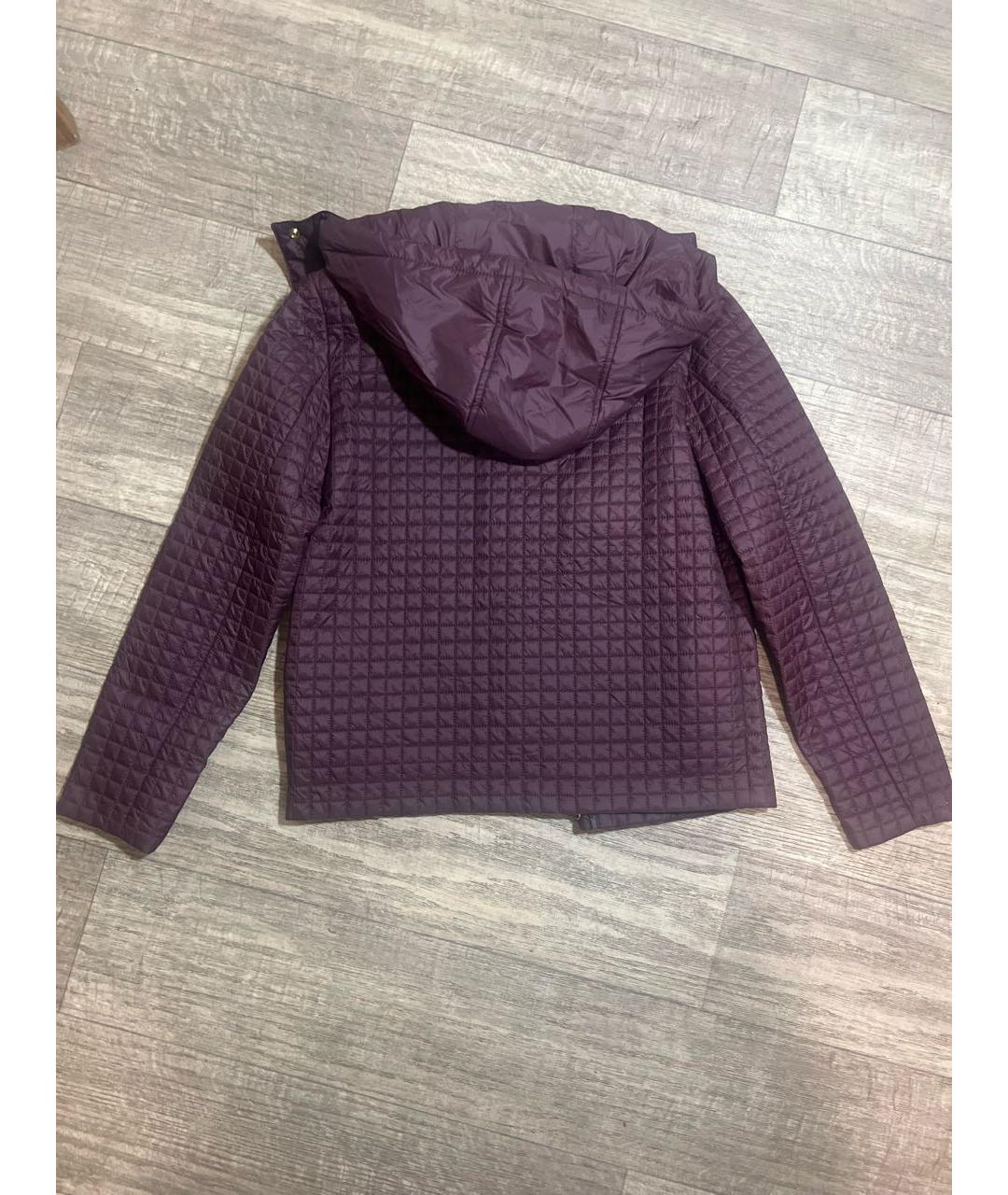 TRUSSARDI Бордовая полиамидовая куртка, фото 2