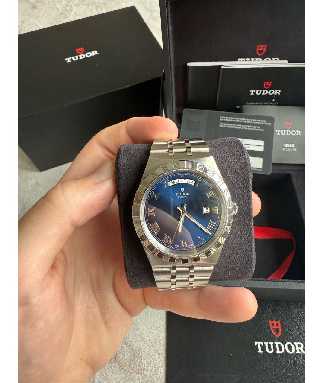 TUDOR Серебряные часы, фото 3