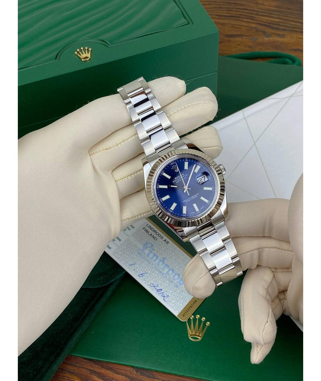 ROLEX Часы из белого золота, фото 2