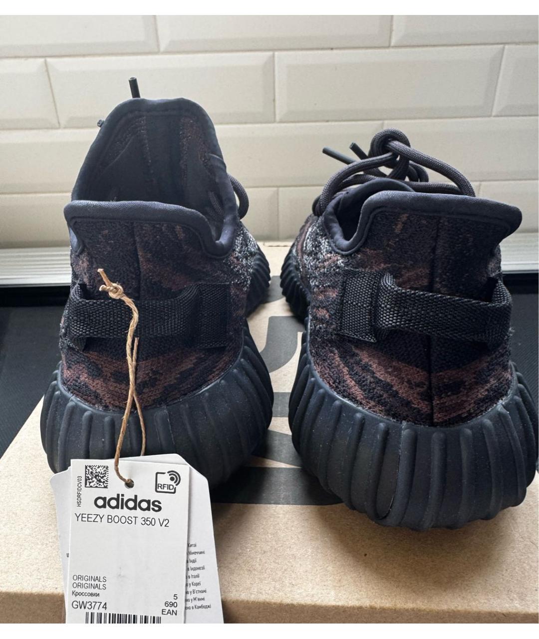 ADIDAS YEEZY Коричневые кроссовки, фото 5