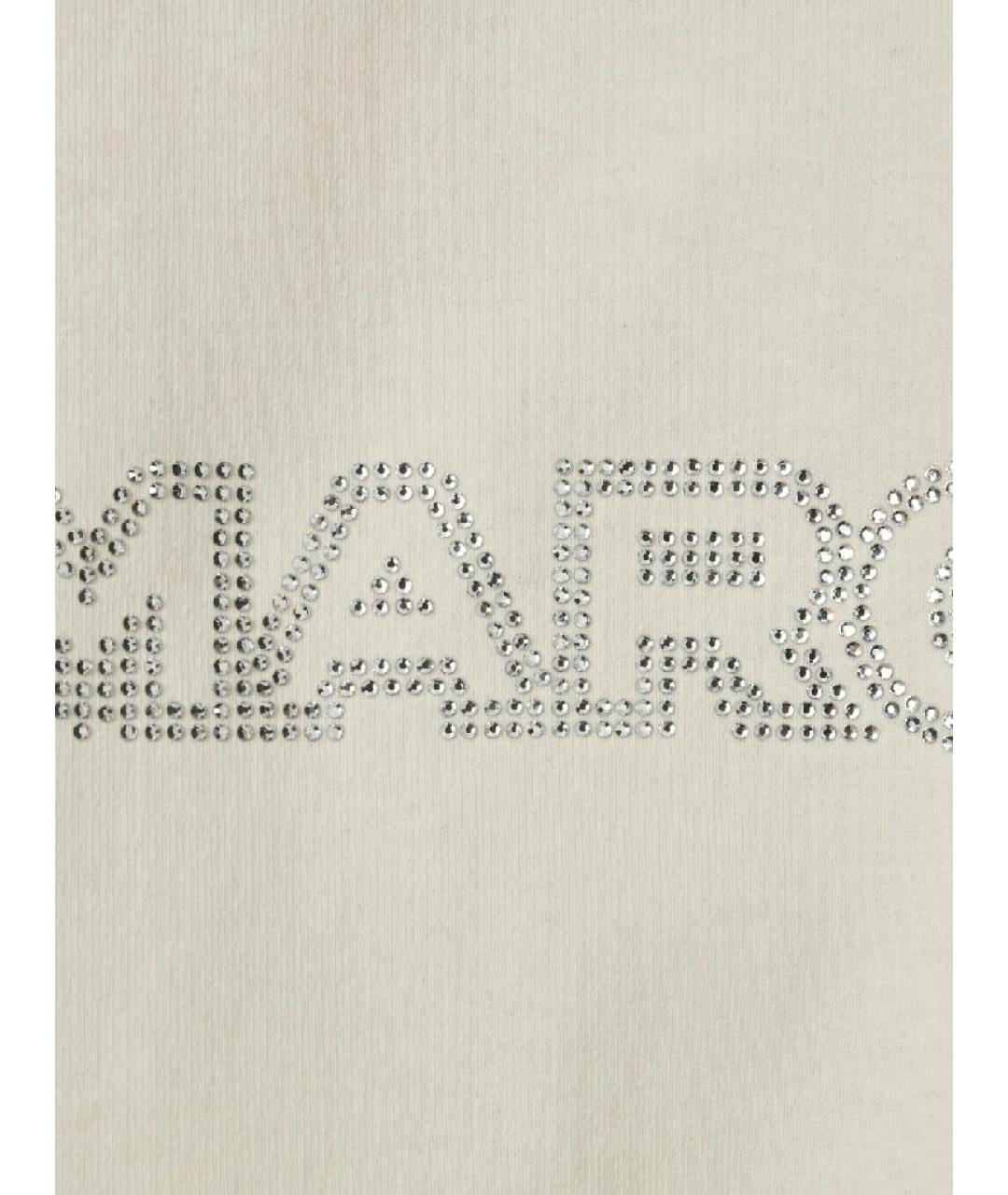 MARC JACOBS Бежевая хлопковая футболка, фото 4