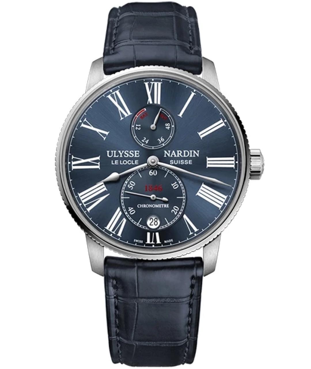 Ulysse Nardin Темно-синие часы, фото 10