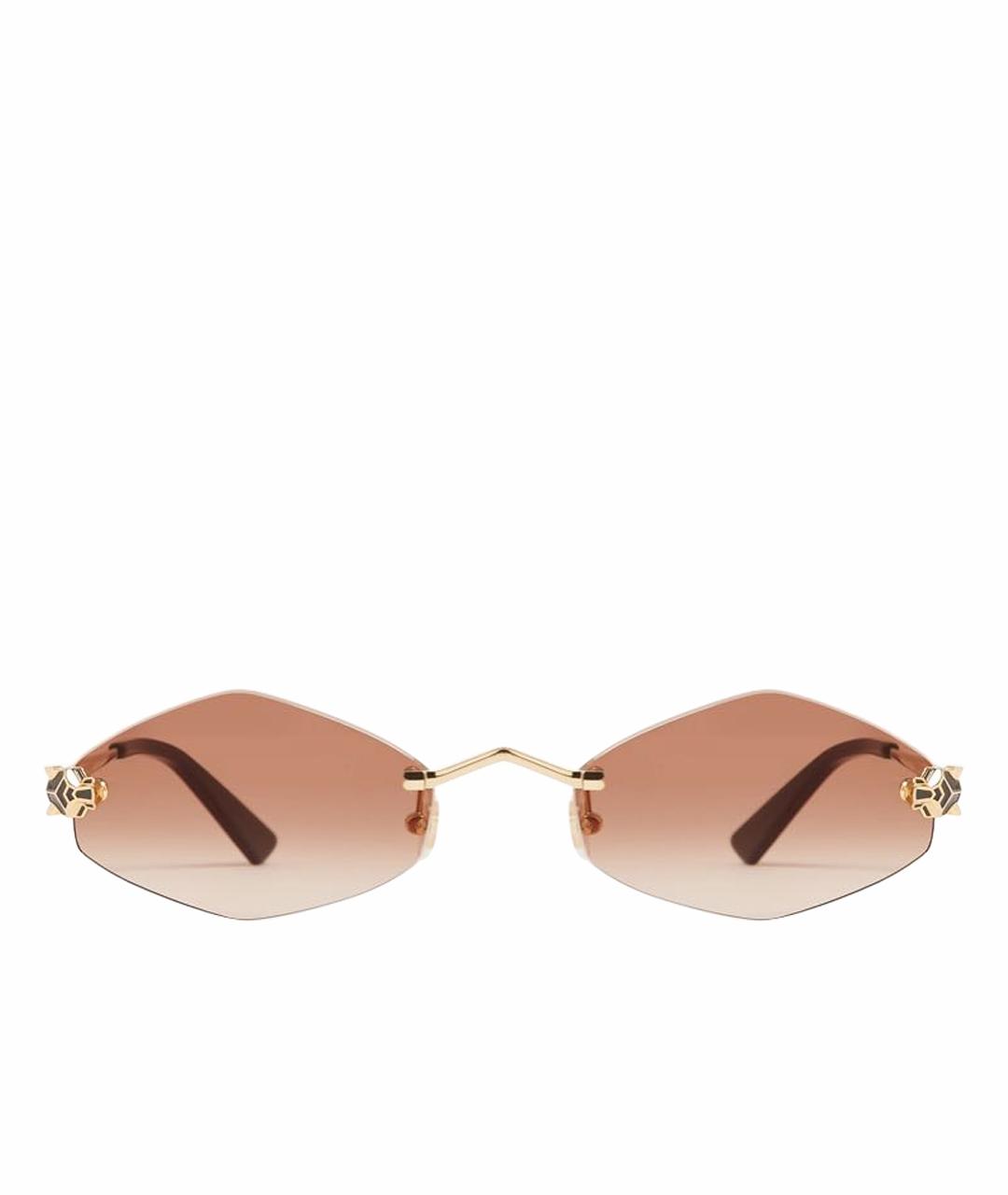 CARTIER Золотые солнцезащитные очки, фото 1