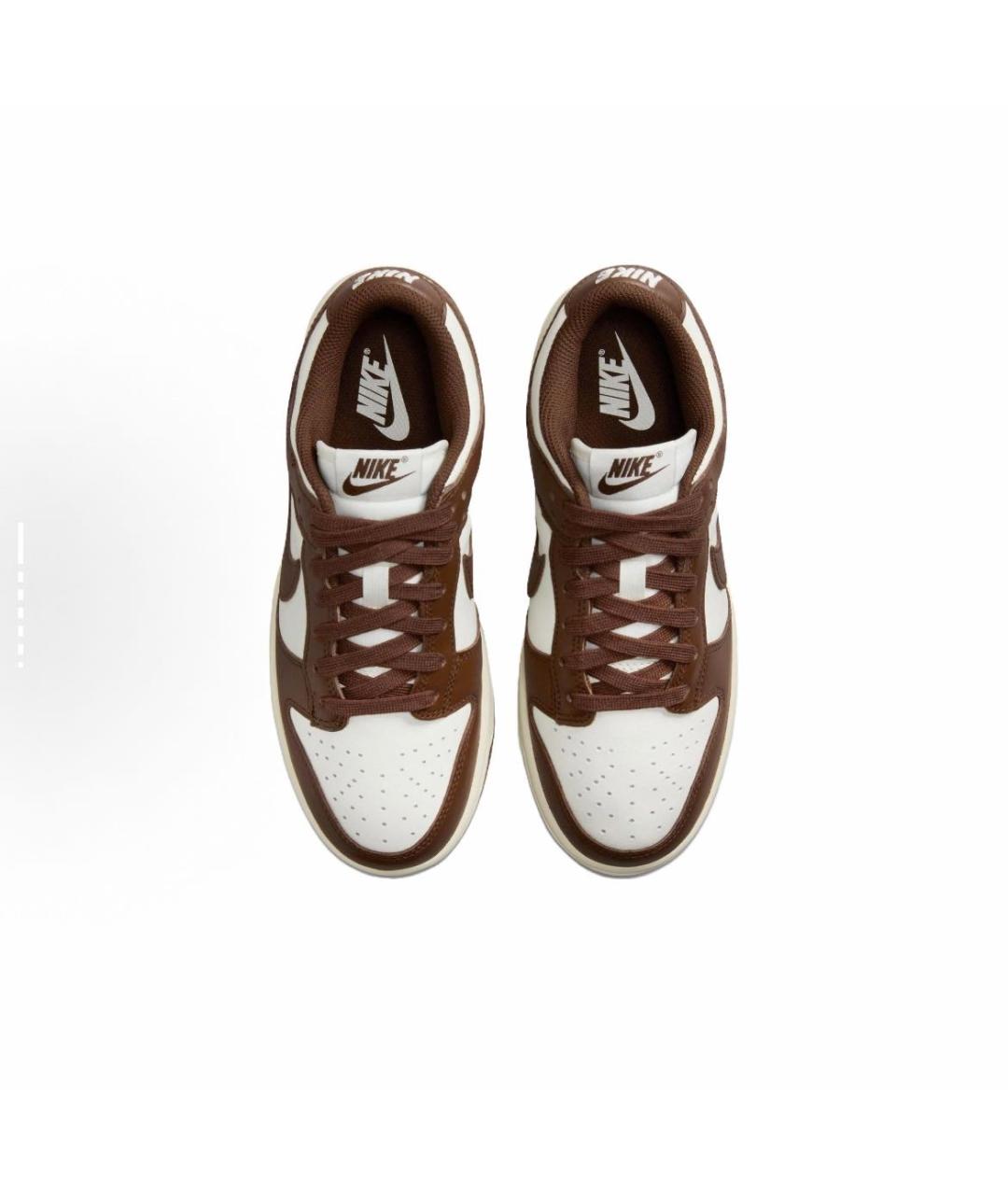 NIKE Коричневые кожаные кроссовки, фото 3