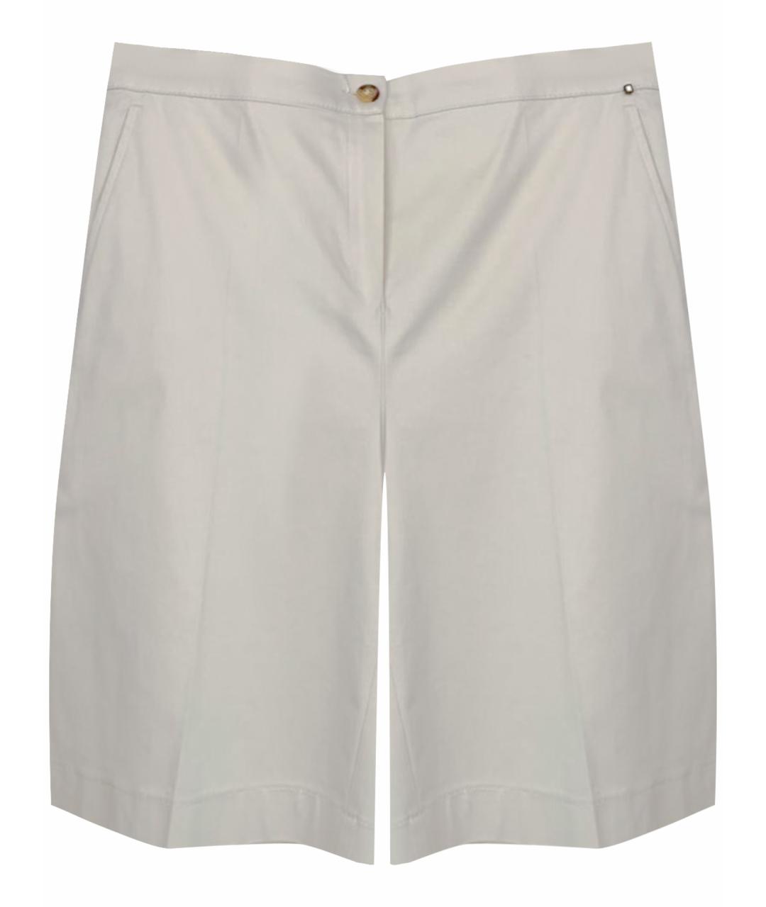 MAX MARA Бежевые хлопко-эластановые шорты, фото 1