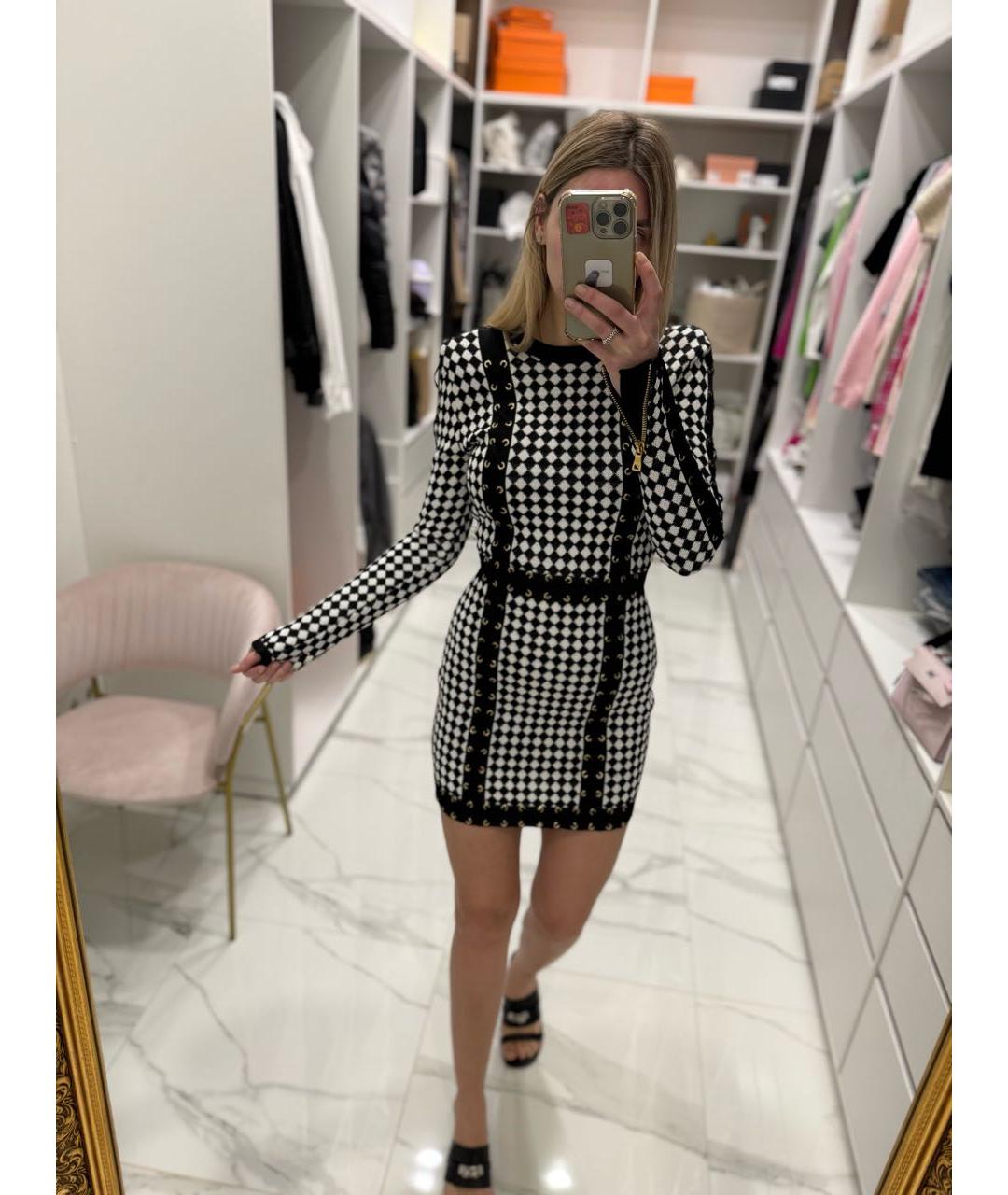 BALMAIN Черное повседневное платье, фото 8