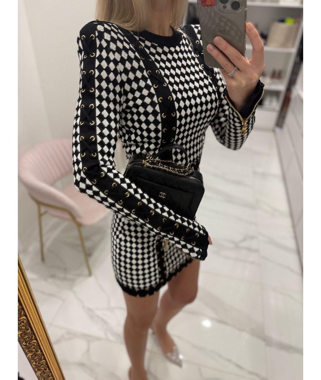 BALMAIN Черное повседневное платье, фото 5