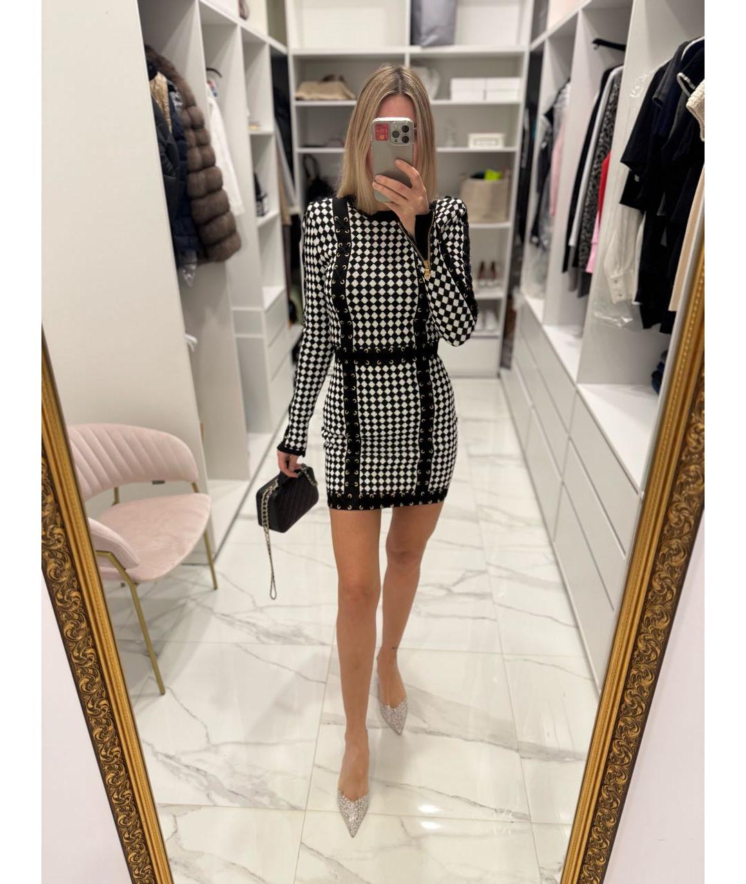 BALMAIN Черное повседневное платье, фото 8