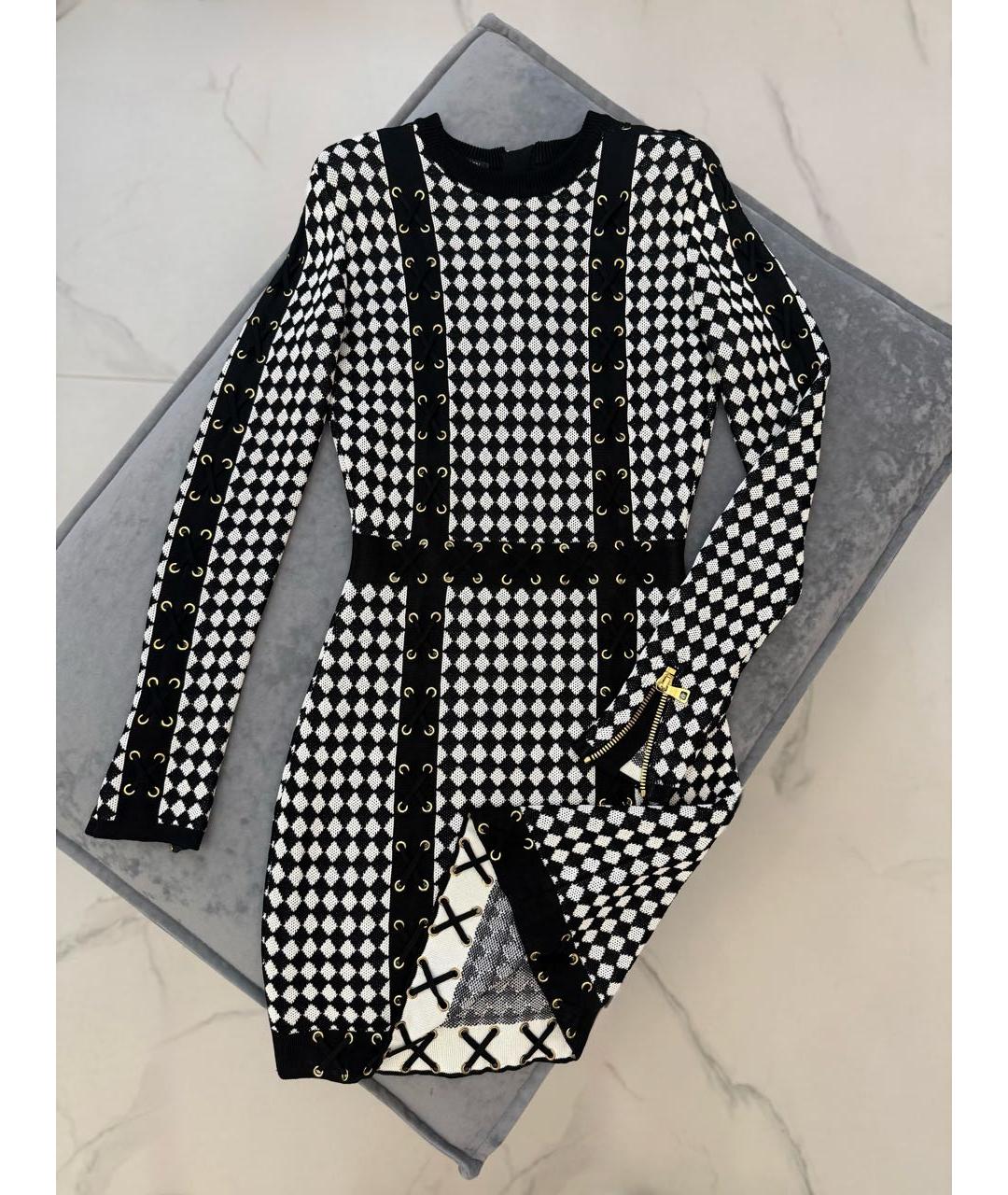 BALMAIN Черное повседневное платье, фото 2