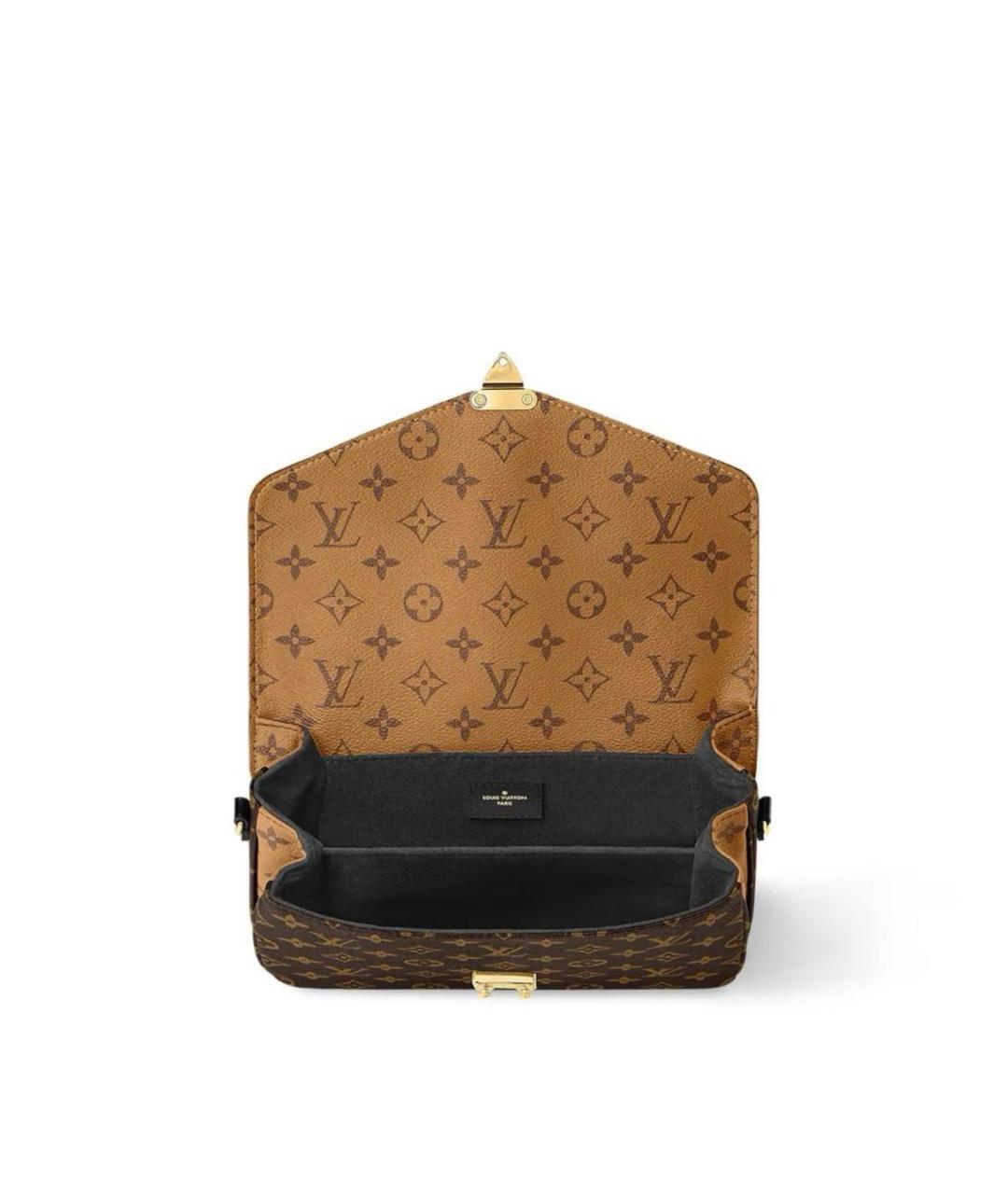 LOUIS VUITTON Коричневая сумка через плечо, фото 3