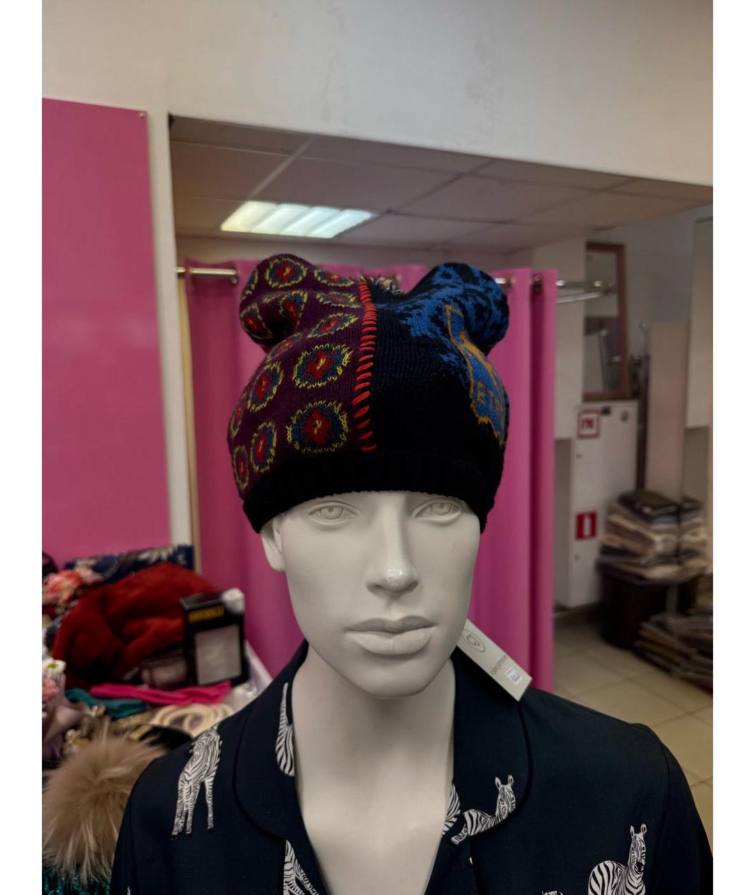 ETRO Мульти шерстяная шапка, фото 3
