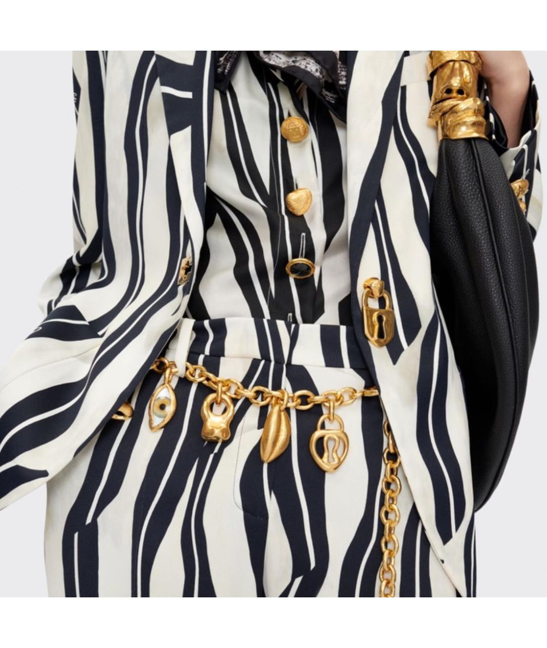 SCHIAPARELLI Мульти прямые брюки, фото 4