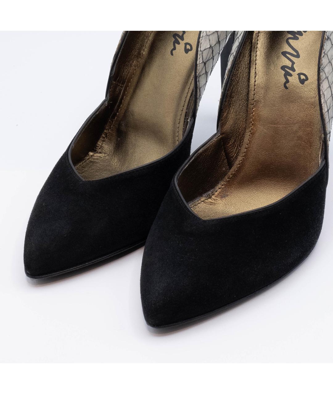 LANVIN Черные кожаные туфли, фото 3
