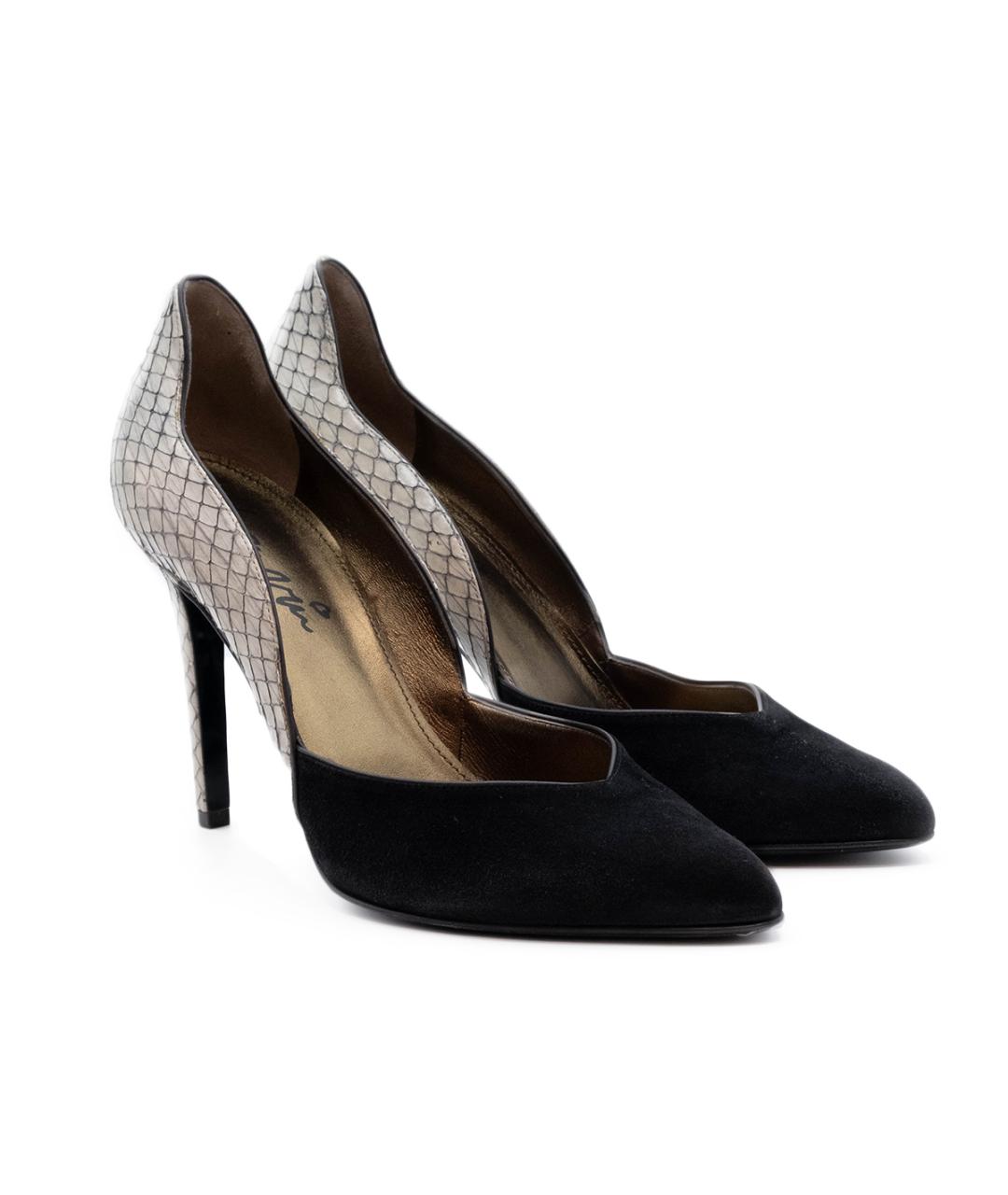 LANVIN Черные кожаные туфли, фото 2