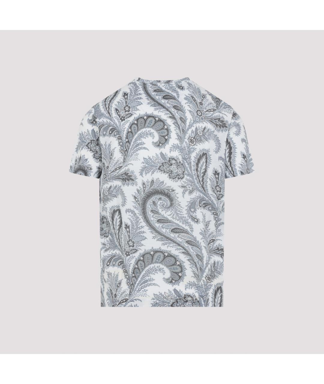 ETRO Серая хлопковая футболка, фото 4
