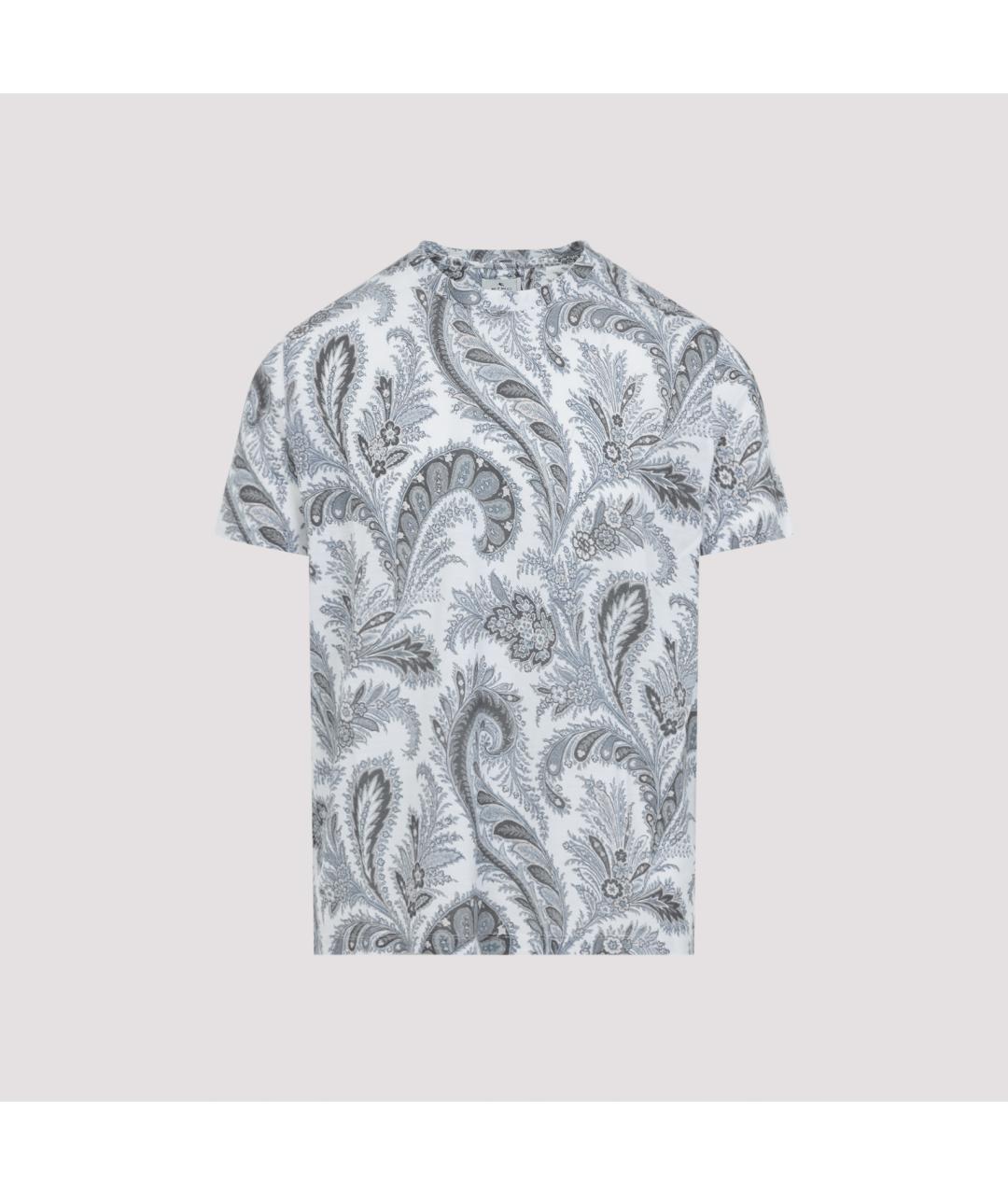 ETRO Серая хлопковая футболка, фото 3