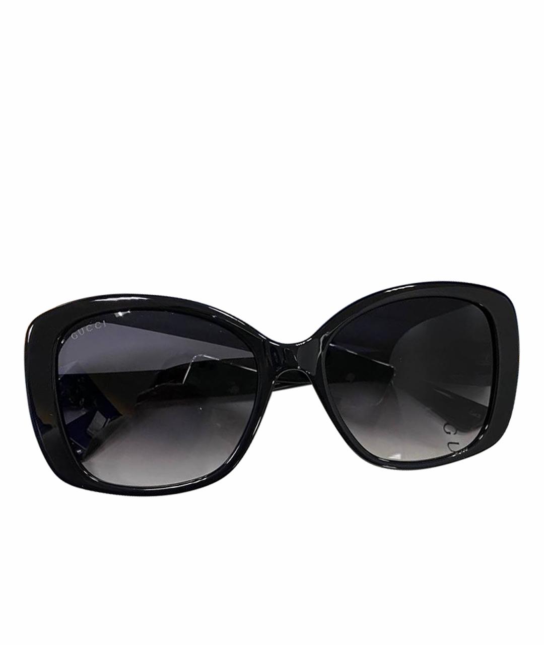 SAINT LAURENT Черные пластиковые солнцезащитные очки, фото 1