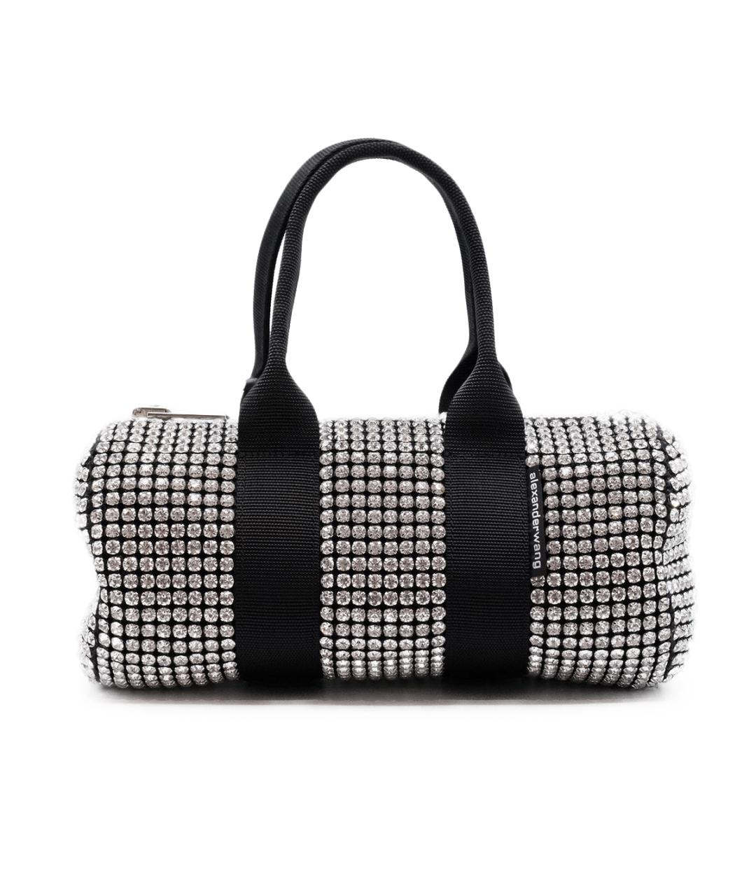 ALEXANDER WANG Серебряная кожаная сумка с короткими ручками, фото 8