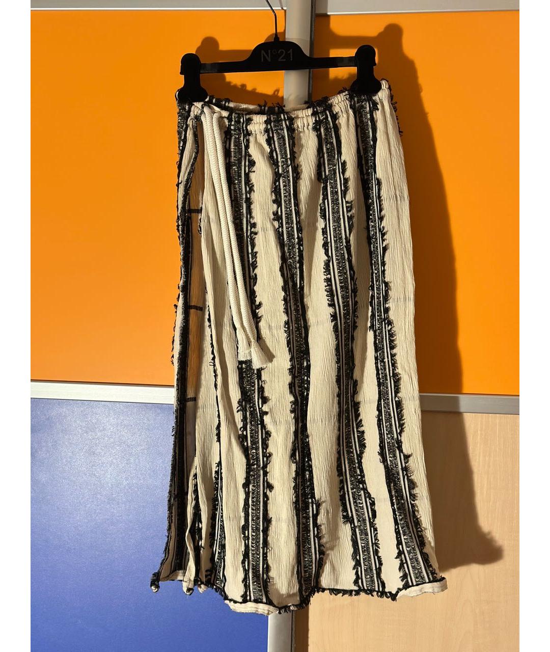 LANVIN Черная вискозная юбка макси, фото 5