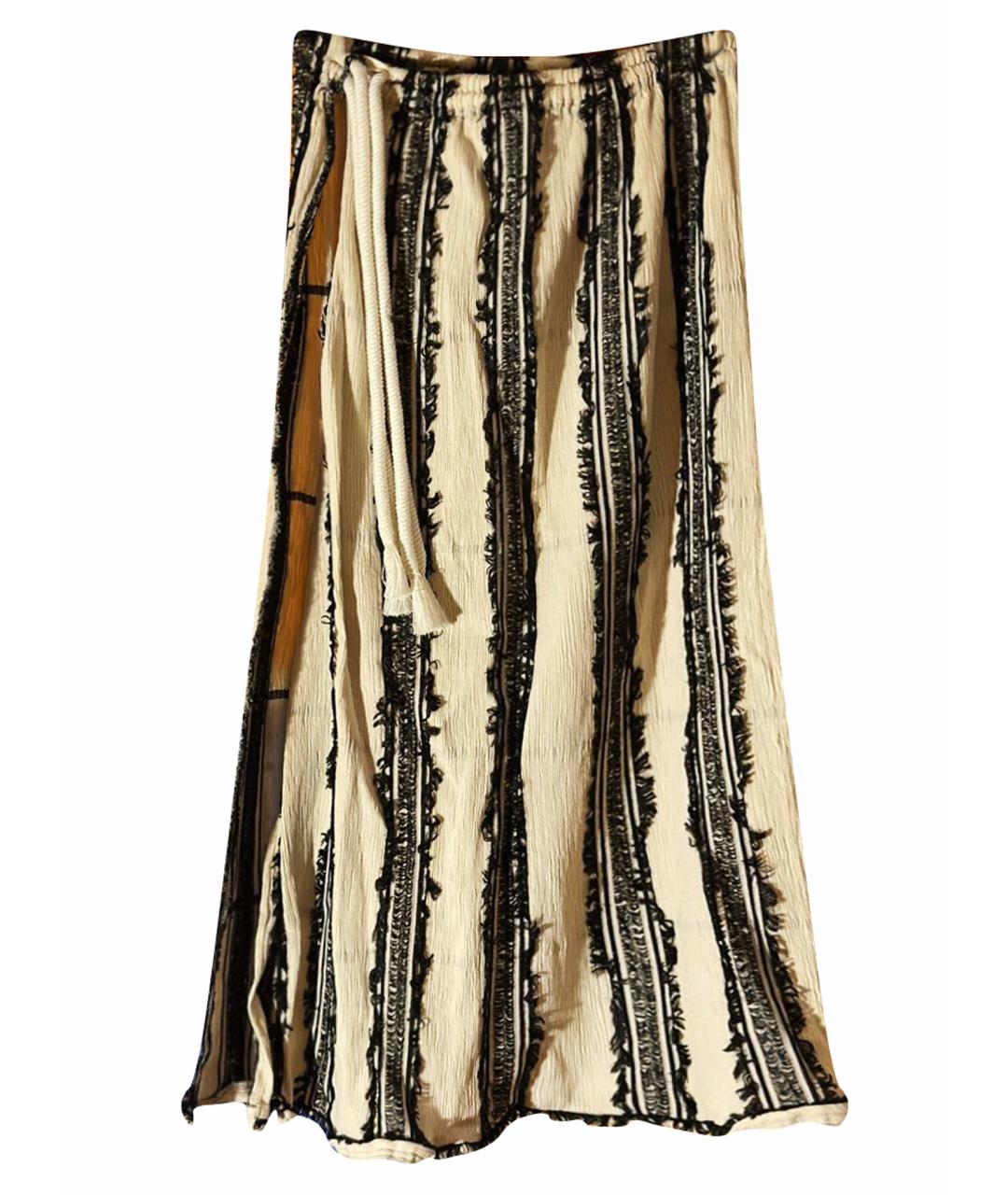 LANVIN Черная вискозная юбка макси, фото 1