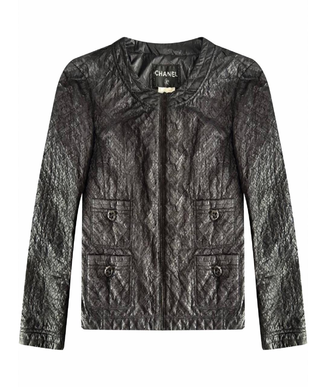 CHANEL Черная куртка, фото 1