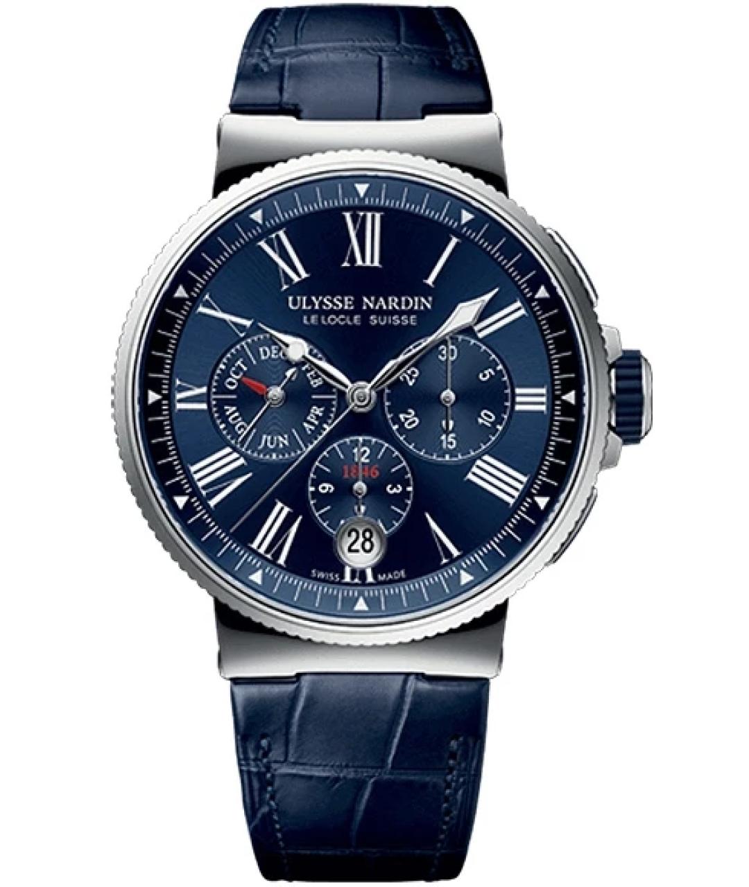 Ulysse Nardin Темно-синие часы, фото 3