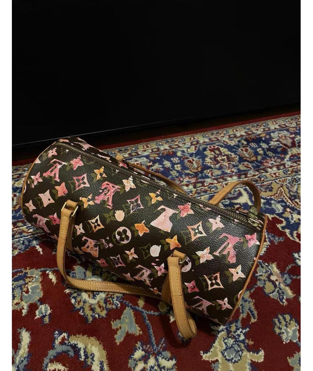 LOUIS VUITTON Коричневая сумка через плечо, фото 3
