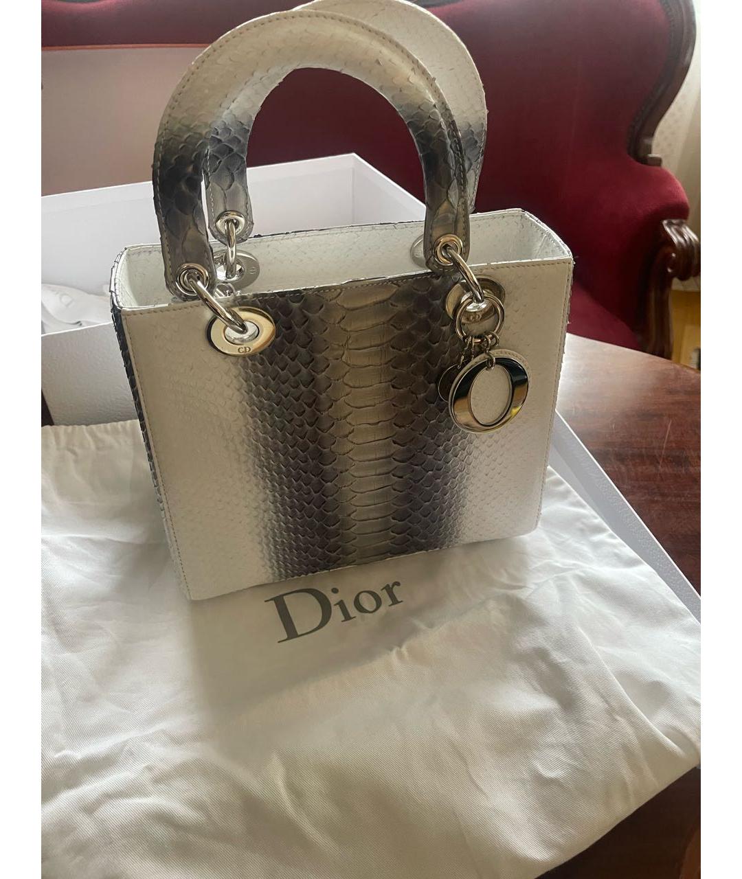 CHRISTIAN DIOR Мульти сумка с короткими ручками из экзотической кожи, фото 2