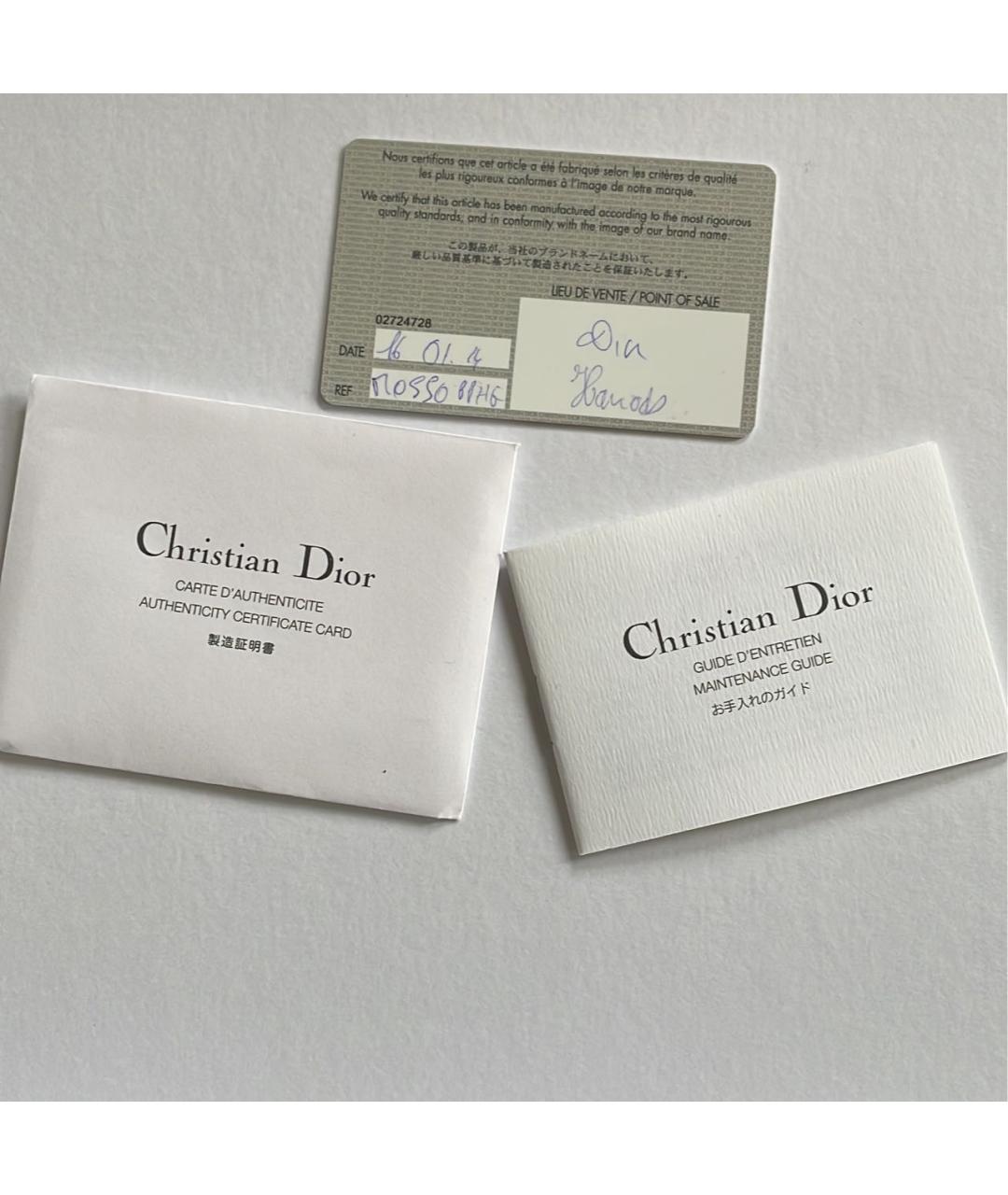 CHRISTIAN DIOR Мульти сумка с короткими ручками из экзотической кожи, фото 6