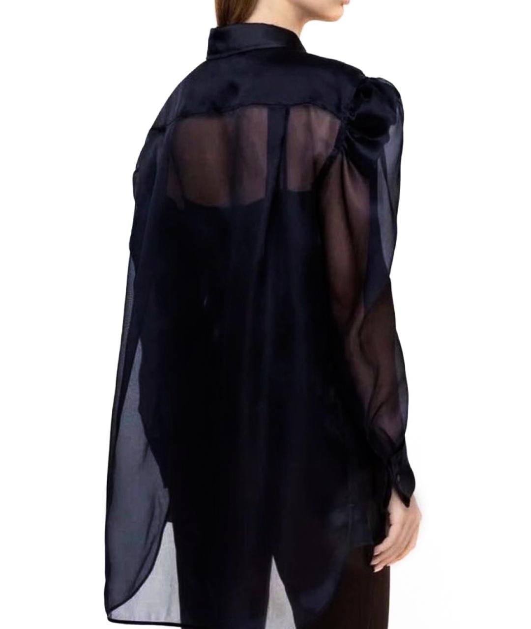 MAX MARA Синяя ацетатная блузы, фото 15